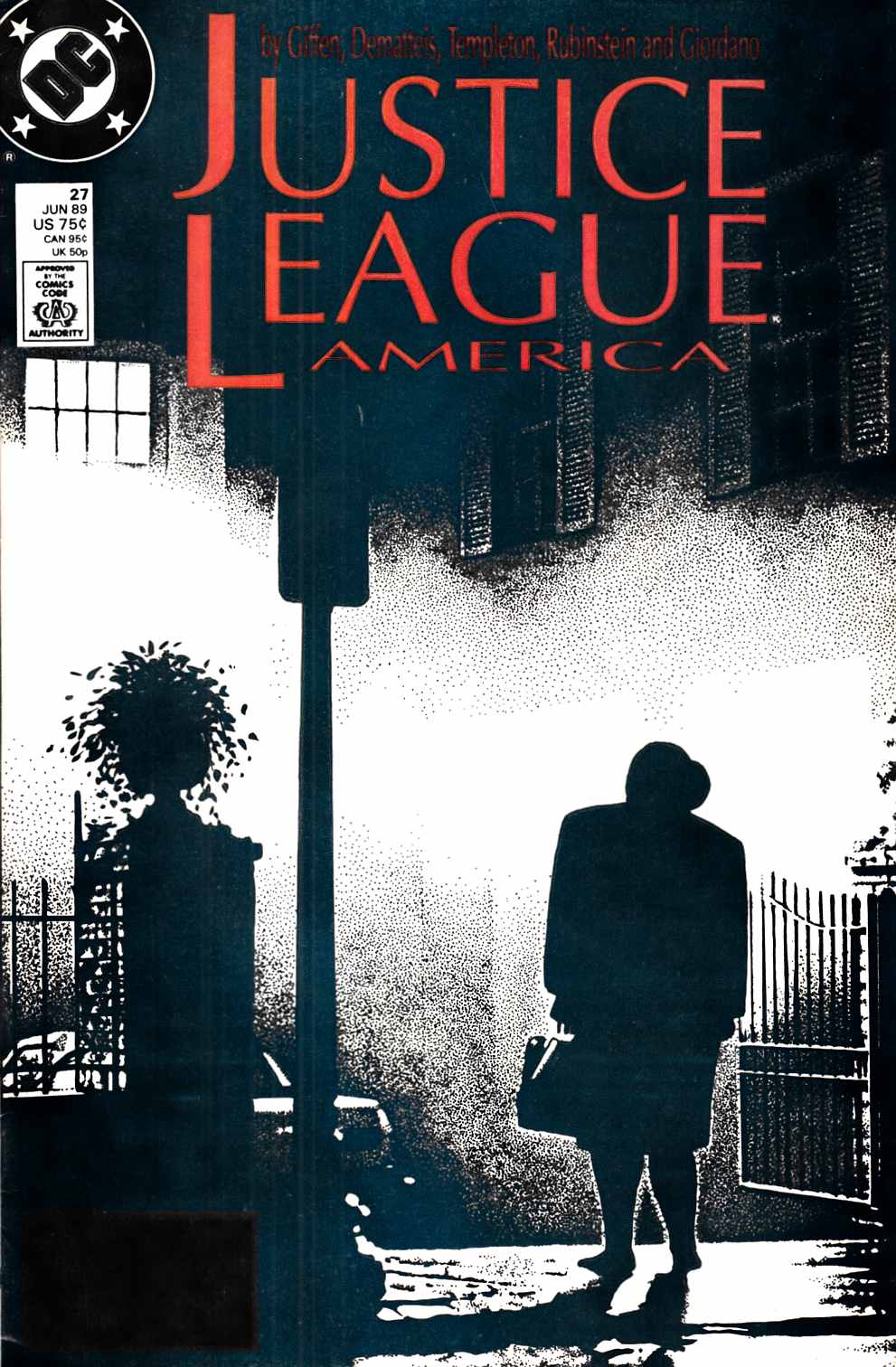 Justice League America #27 Fine (6.0) [DC Comic] LARGE