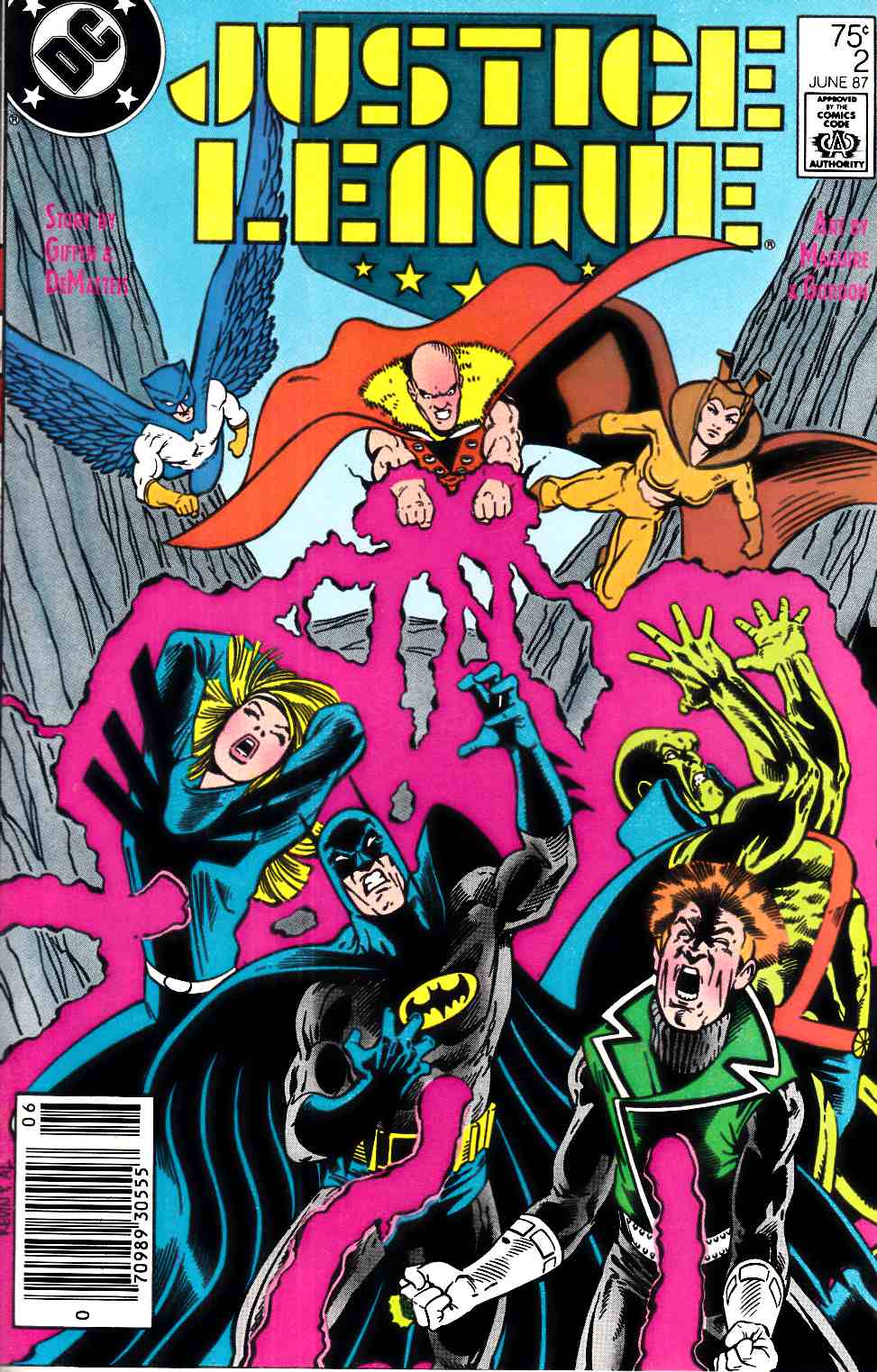 Justice League America #2 Newsstand Edition Very Fine (8.0) [DC Comic] LARGE