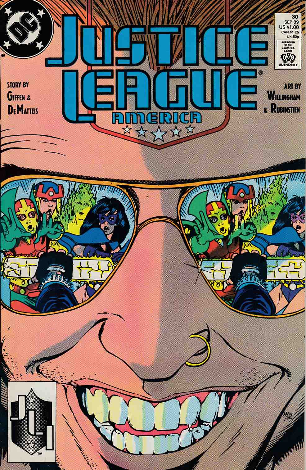 Justice League America #30 Fine (6.0) [DC Comic] LARGE