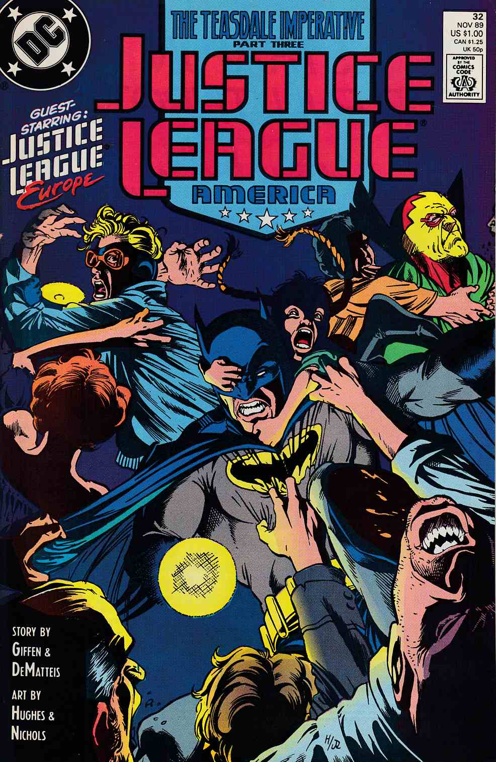 Justice League America #32 Very Fine (8.0) [DC Comic] LARGE