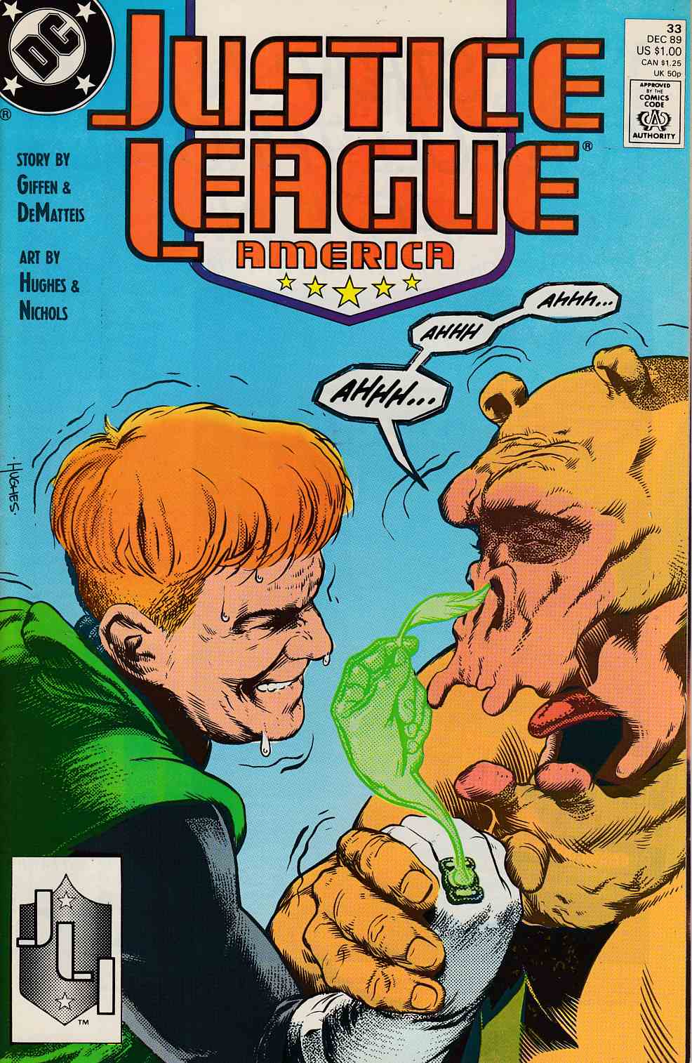 Justice League America #33 Very Fine (8.0) [DC Comic] LARGE
