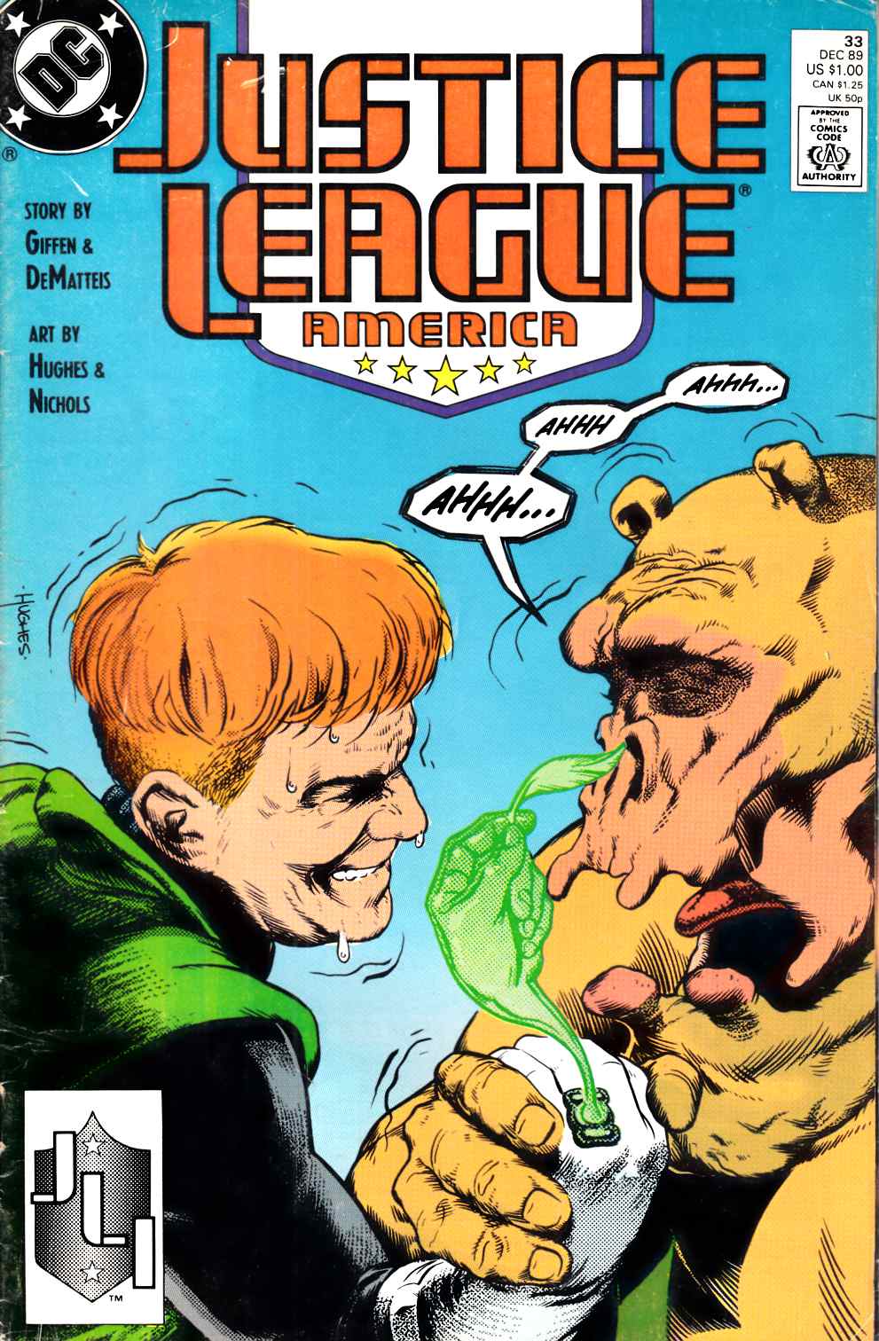Justice League America #33 Very Good (4.0) [DC Comic] LARGE