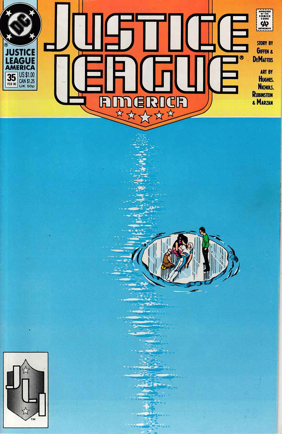 Justice League America #35 Very Fine (8.0) [DC Comic] LARGE