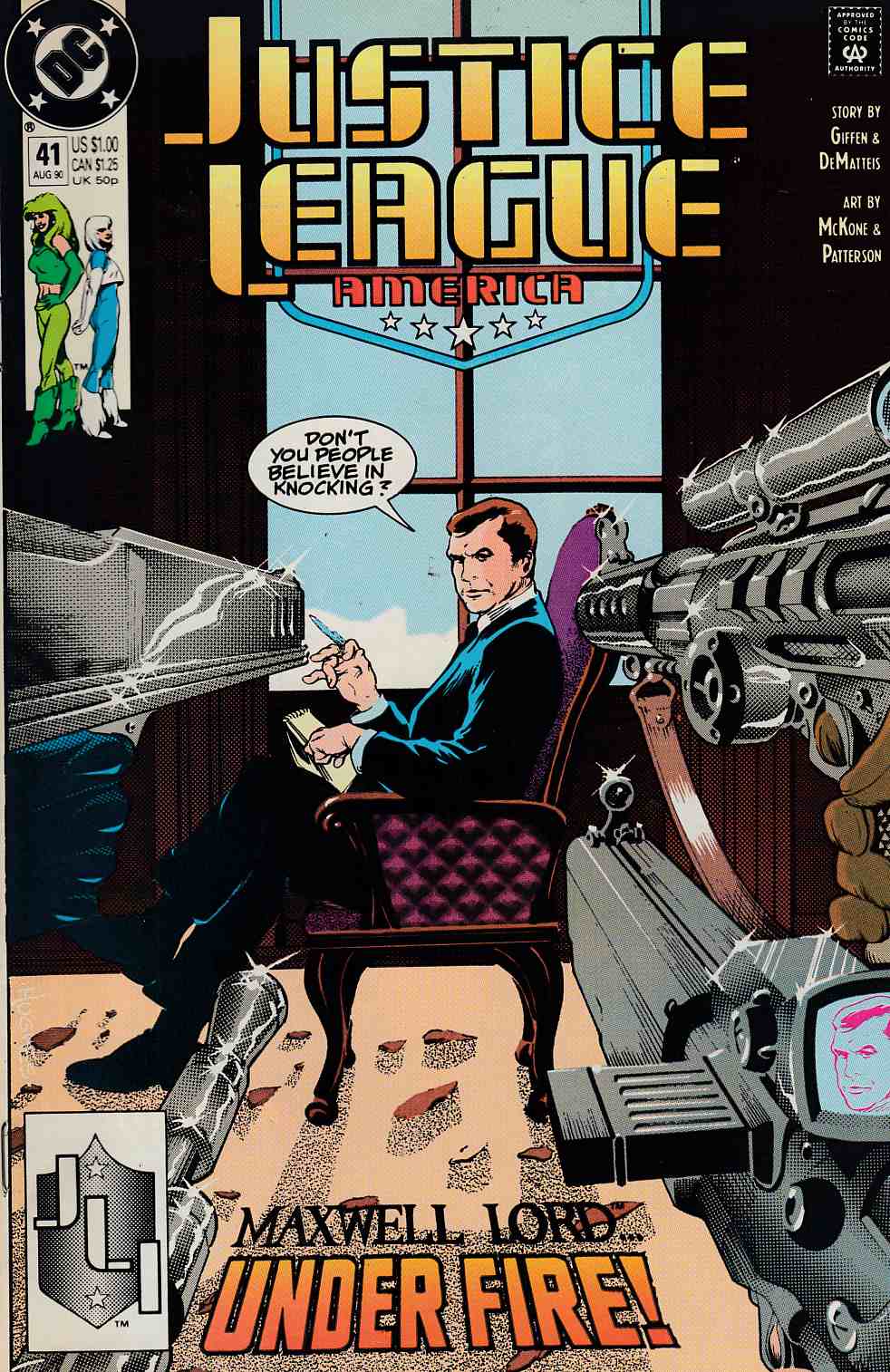 Justice League America #41 Very Fine (8.0) [DC Comic] THUMBNAIL