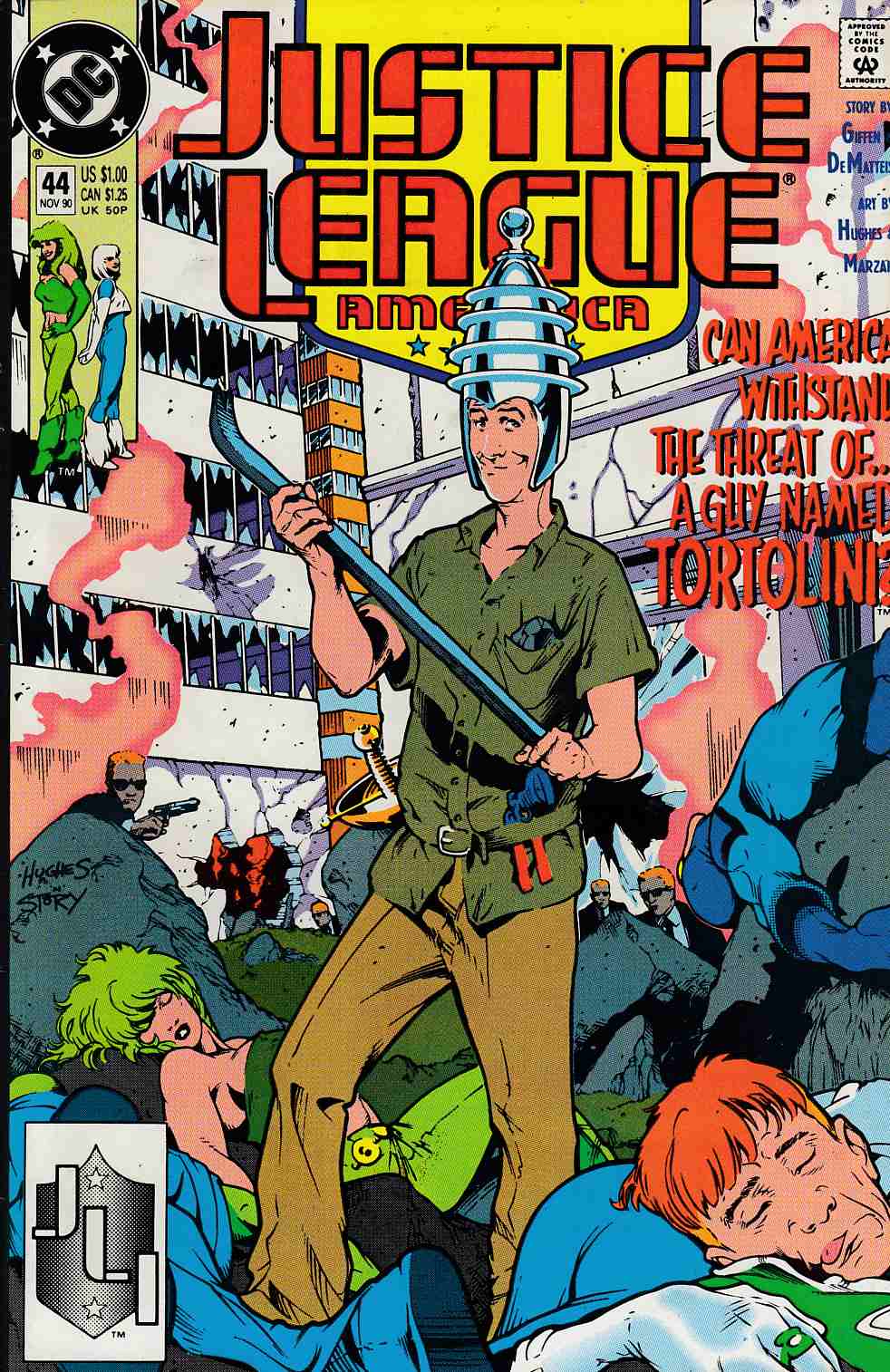 Justice League America #44 Very Fine (8.0) [DC Comic] THUMBNAIL