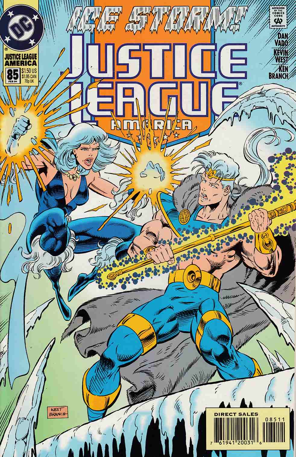 Justice League America #85 Near Mint (9.4) [DC Comic] LARGE