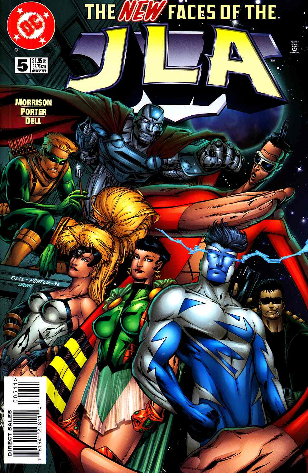 JLA #5 Near Mint (9.4) [DC Comic] LARGE