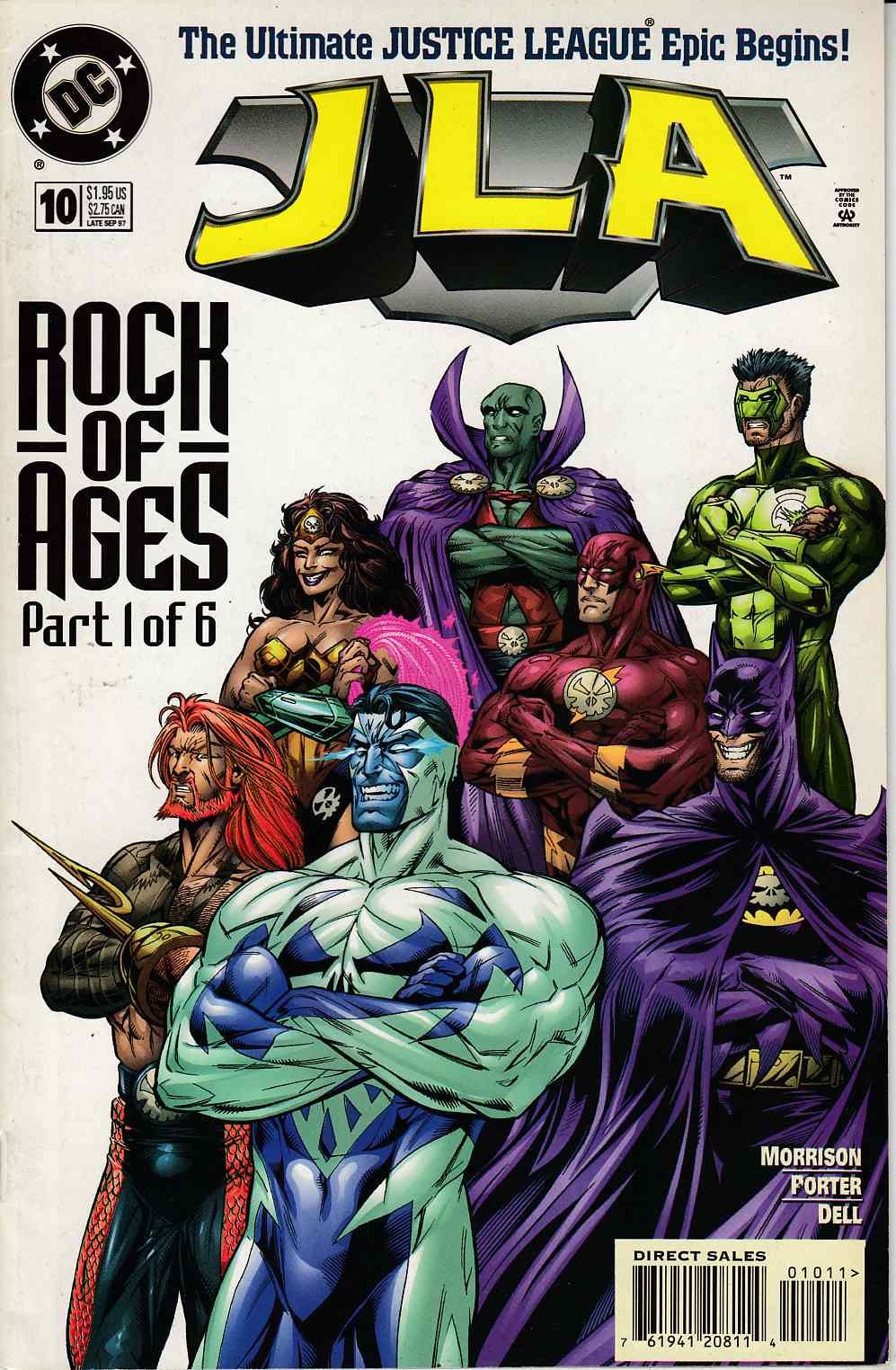 JLA #10 Very Fine (8.0) [DC Comic] LARGE
