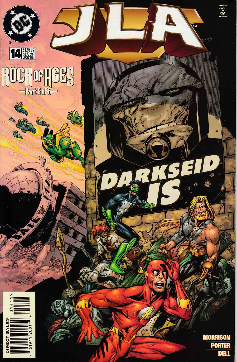 JLA #14 Very Fine Minus (7.5) [DC Comic] LARGE