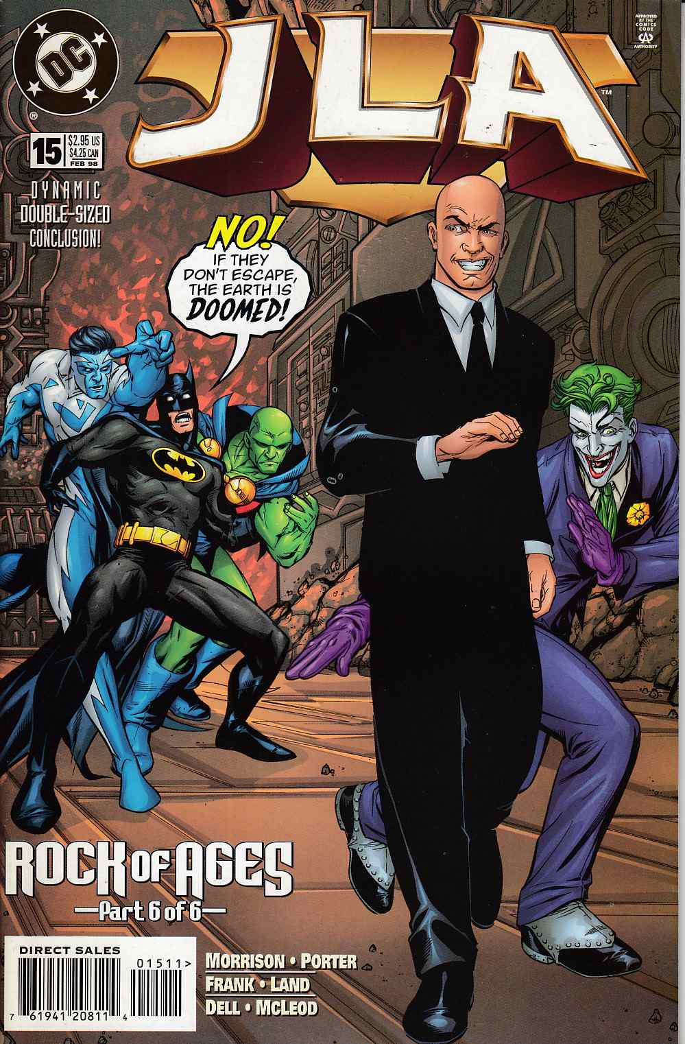 JLA #15 Near Mint (9.4) [DC Comic] LARGE
