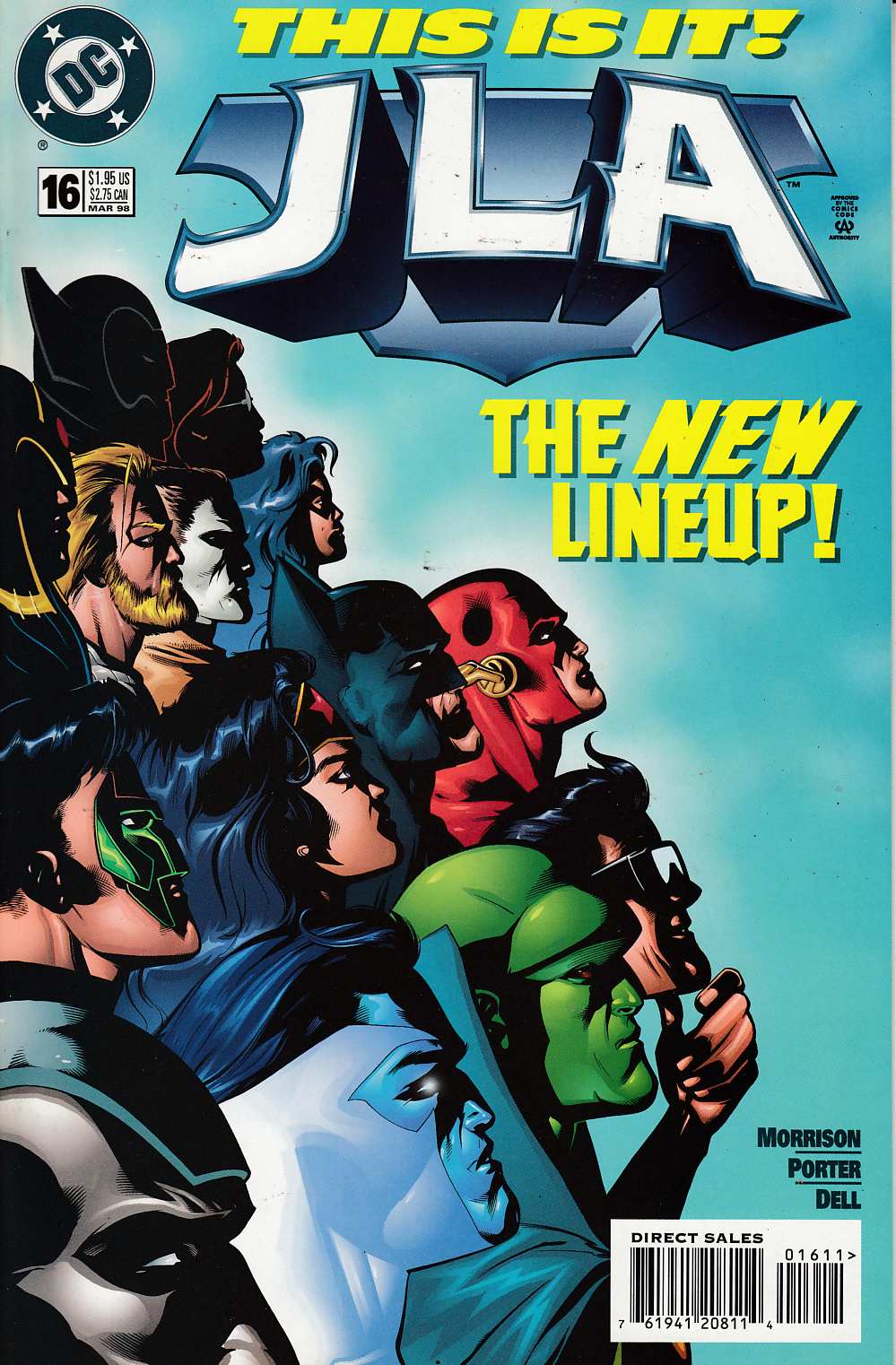 JLA #16 Near Mint (9.4) [DC Comic] LARGE