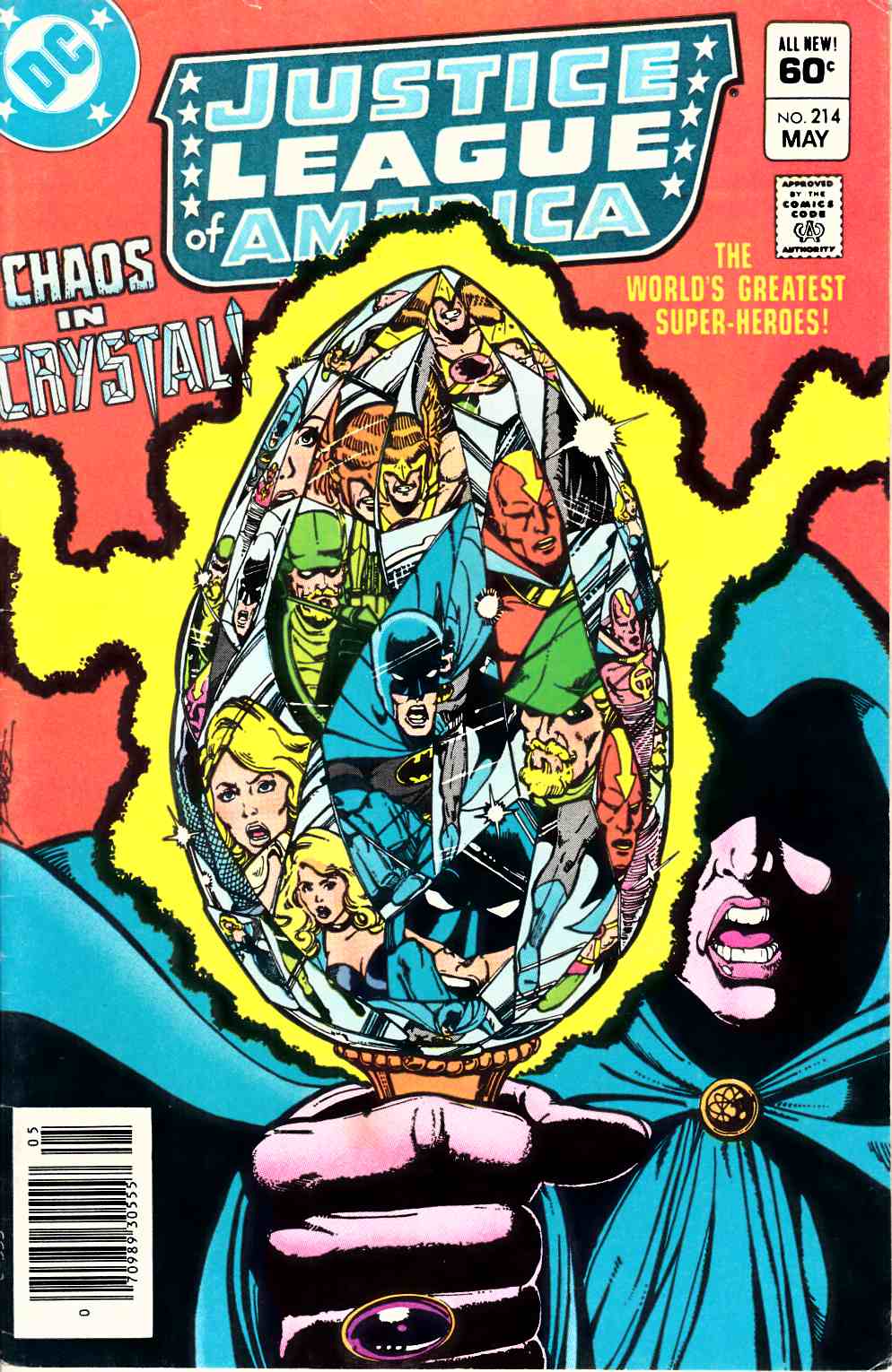 Justice League of America #214 Newsstand Edition Fine (6.0) [DC Comic] THUMBNAIL