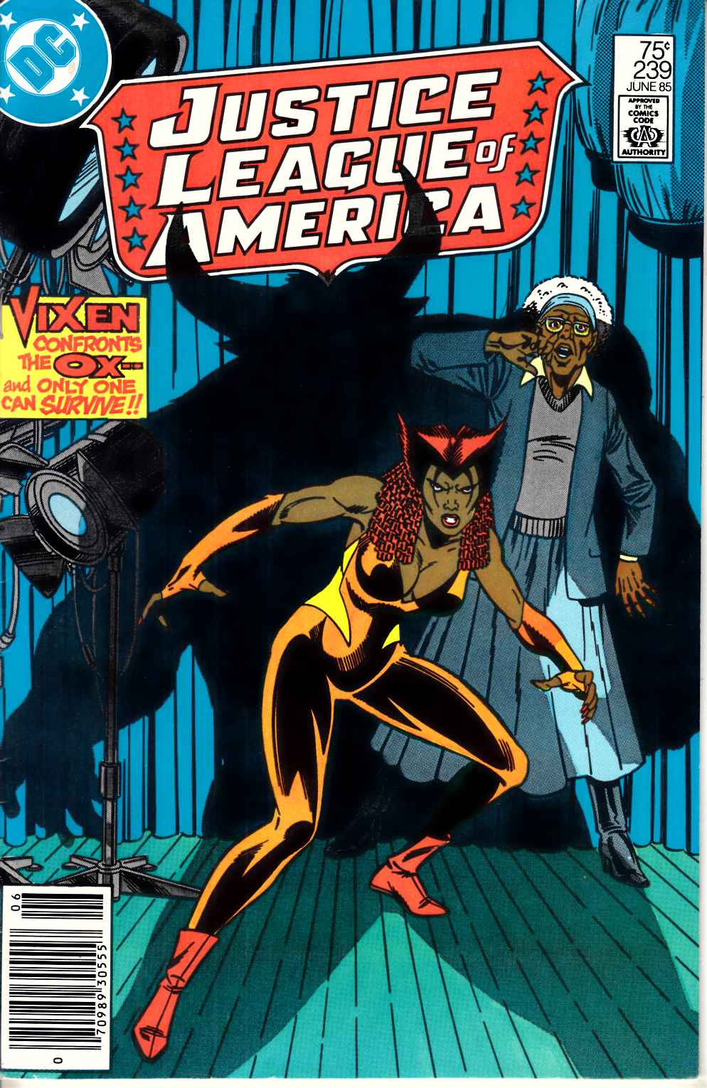 Justice League of America #239 Newsstand Edition Fine (6.0) [DC Comic] THUMBNAIL