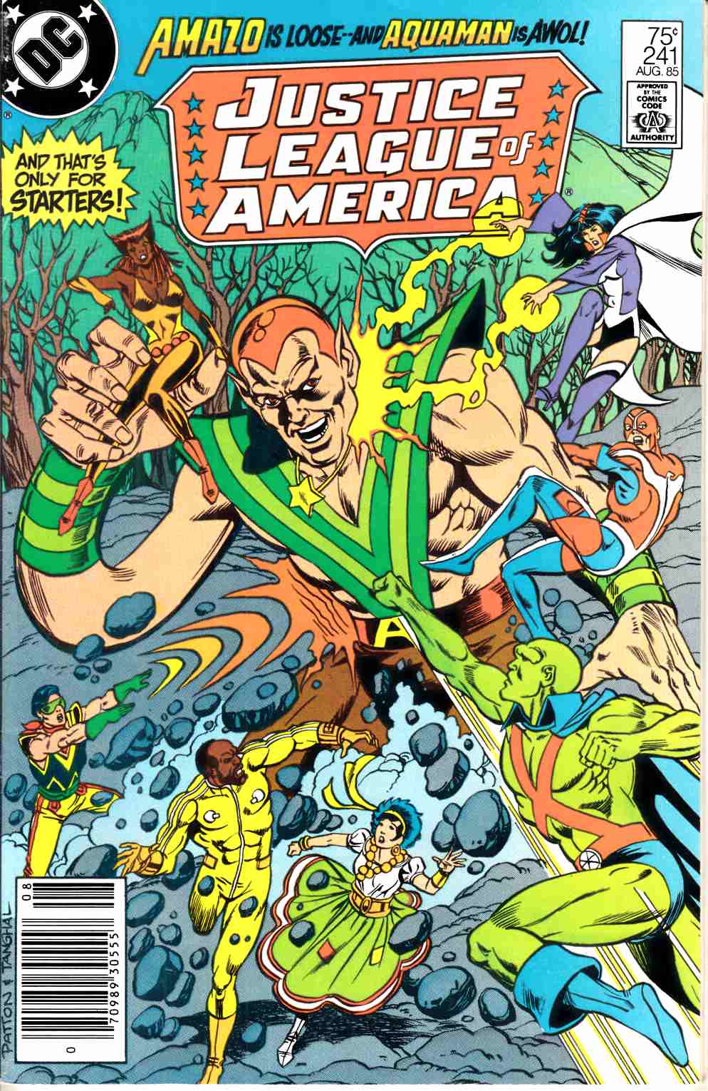 Justice League of America #241 Newsstand Edition Fine (6.0) [DC Comic] THUMBNAIL