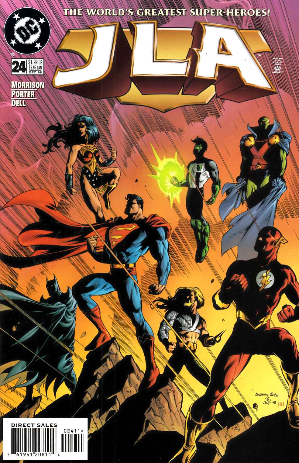JLA #24 Near Mint (9.4) [DC Comic] THUMBNAIL