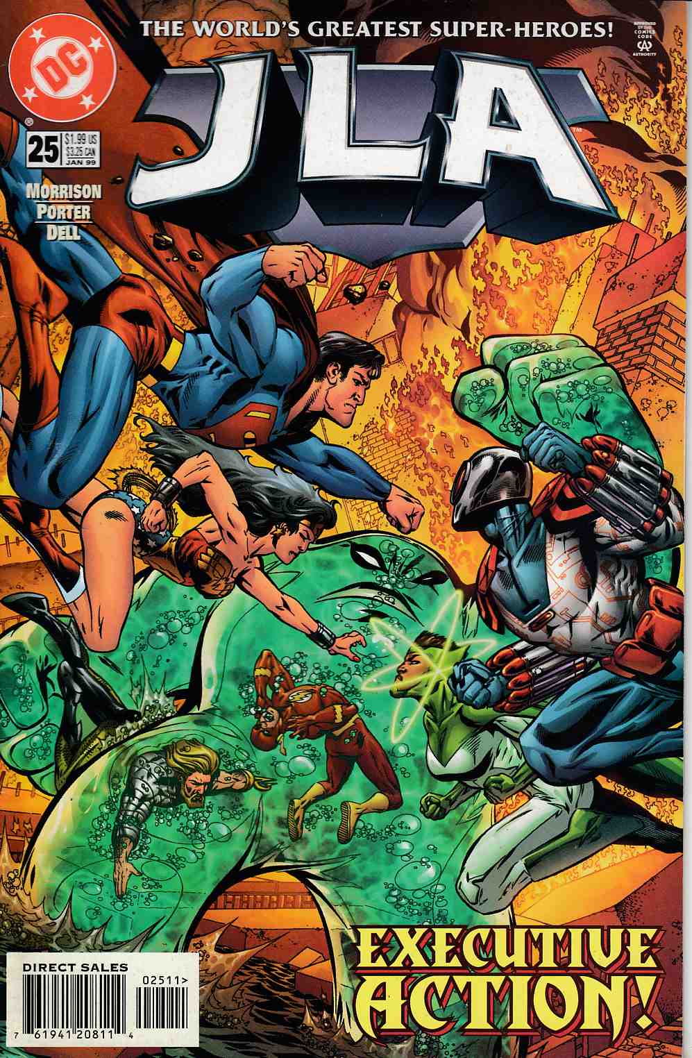 JLA #25 Near Mint (9.4) [DC Comic] THUMBNAIL