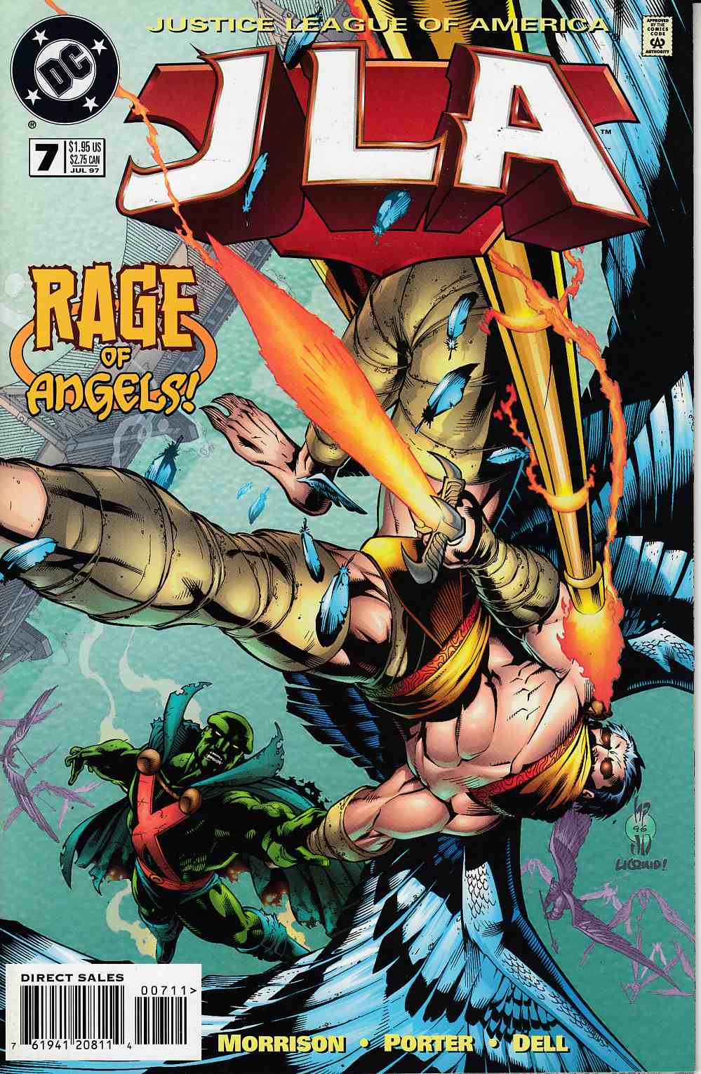 JLA #7 Near Mint (9.4) [DC Comic] LARGE