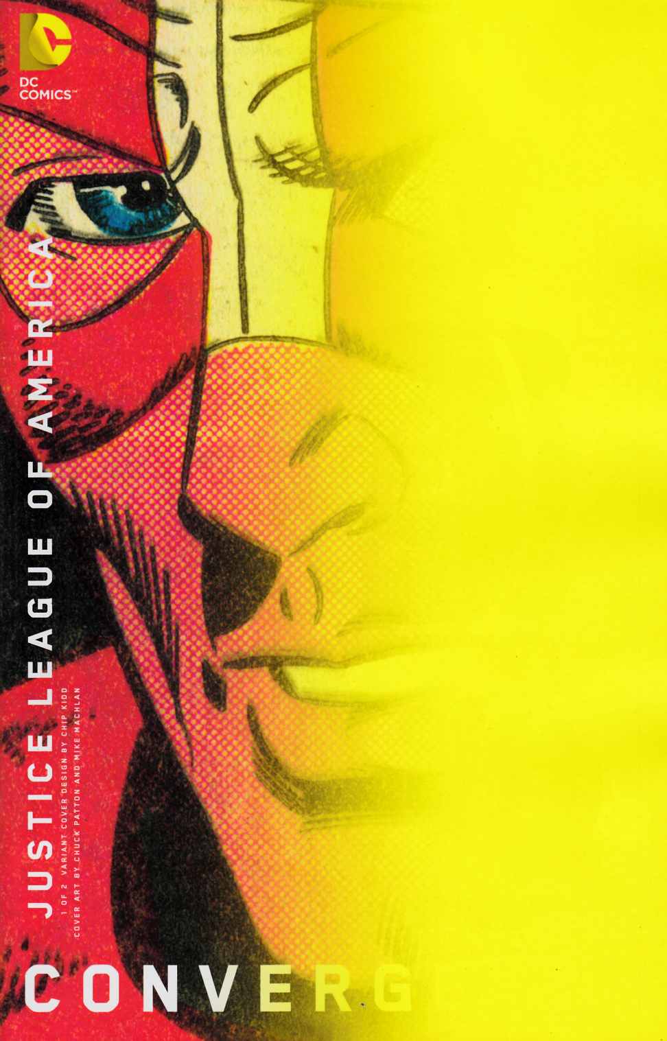 Convergence Justice League America #1 Chip Kidd Variant Cover [DC Comic] LARGE