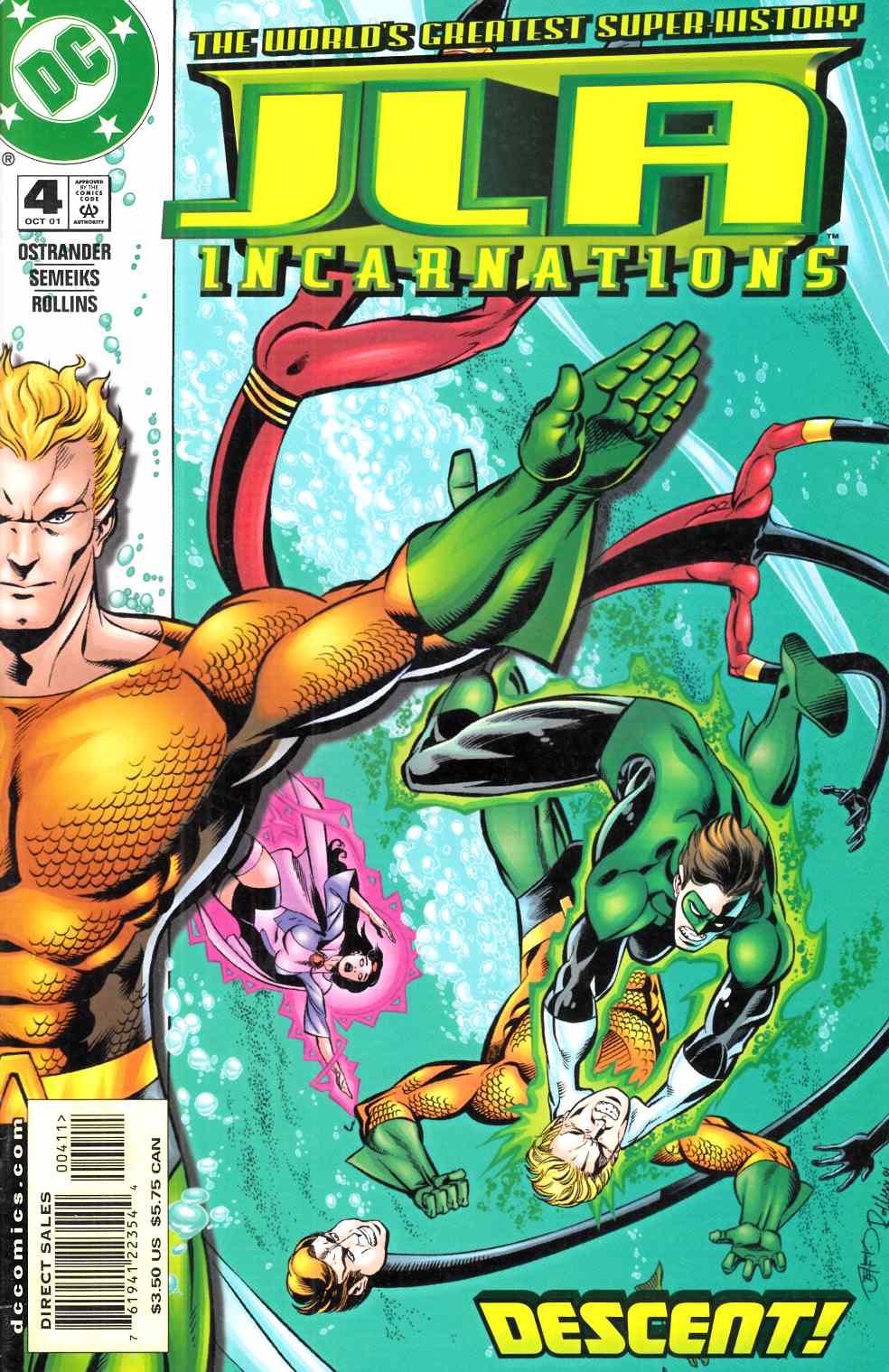 JLA Incarnations #4 Near Mint Minus (9.2) [DC Comic] LARGE