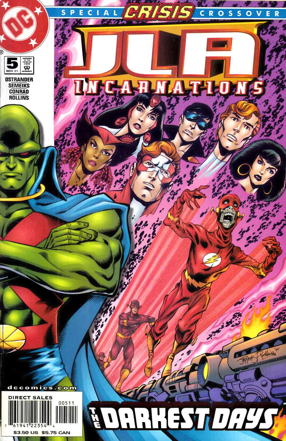 JLA Incarnations #5 Near Mint Minus (9.2) [DC Comic] THUMBNAIL