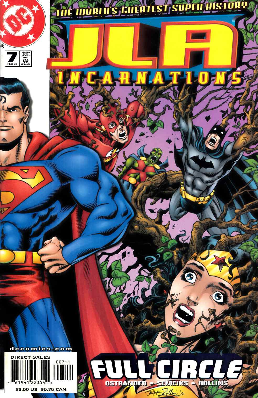 JLA Incarnations #7 Near Mint (9.4) [DC Comic] LARGE