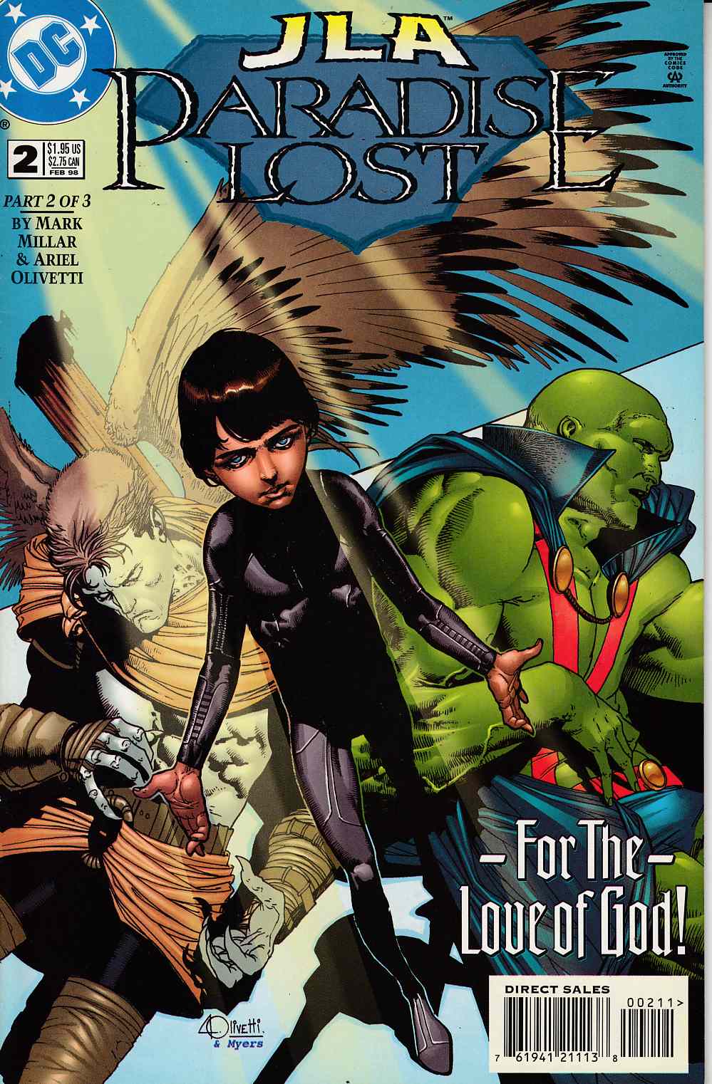 JLA Paradise Lost #2 Near Mint (9.4) [DC Comic] LARGE