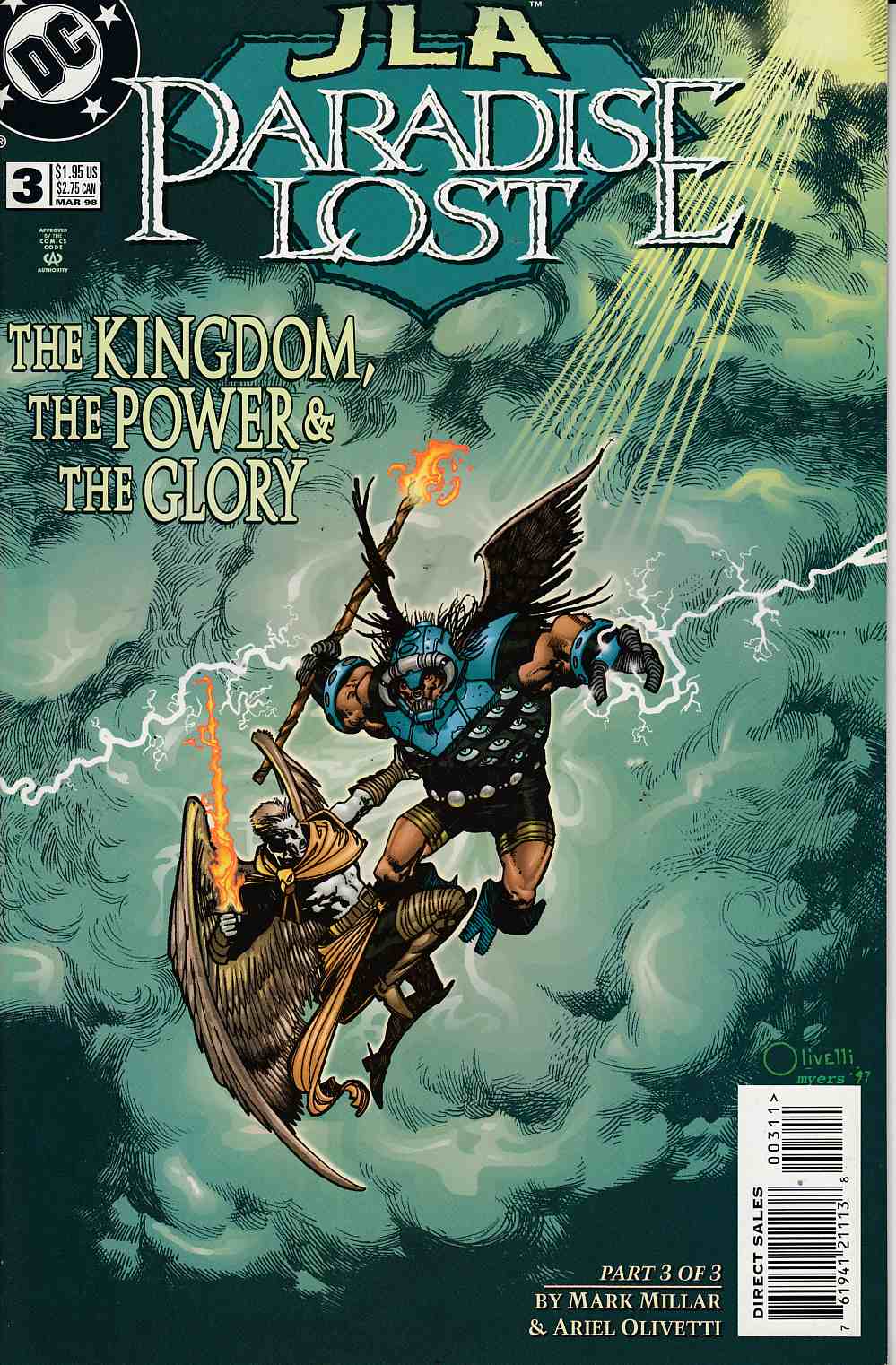 JLA Paradise Lost #3 Near Mint (9.4) [DC Comic] THUMBNAIL