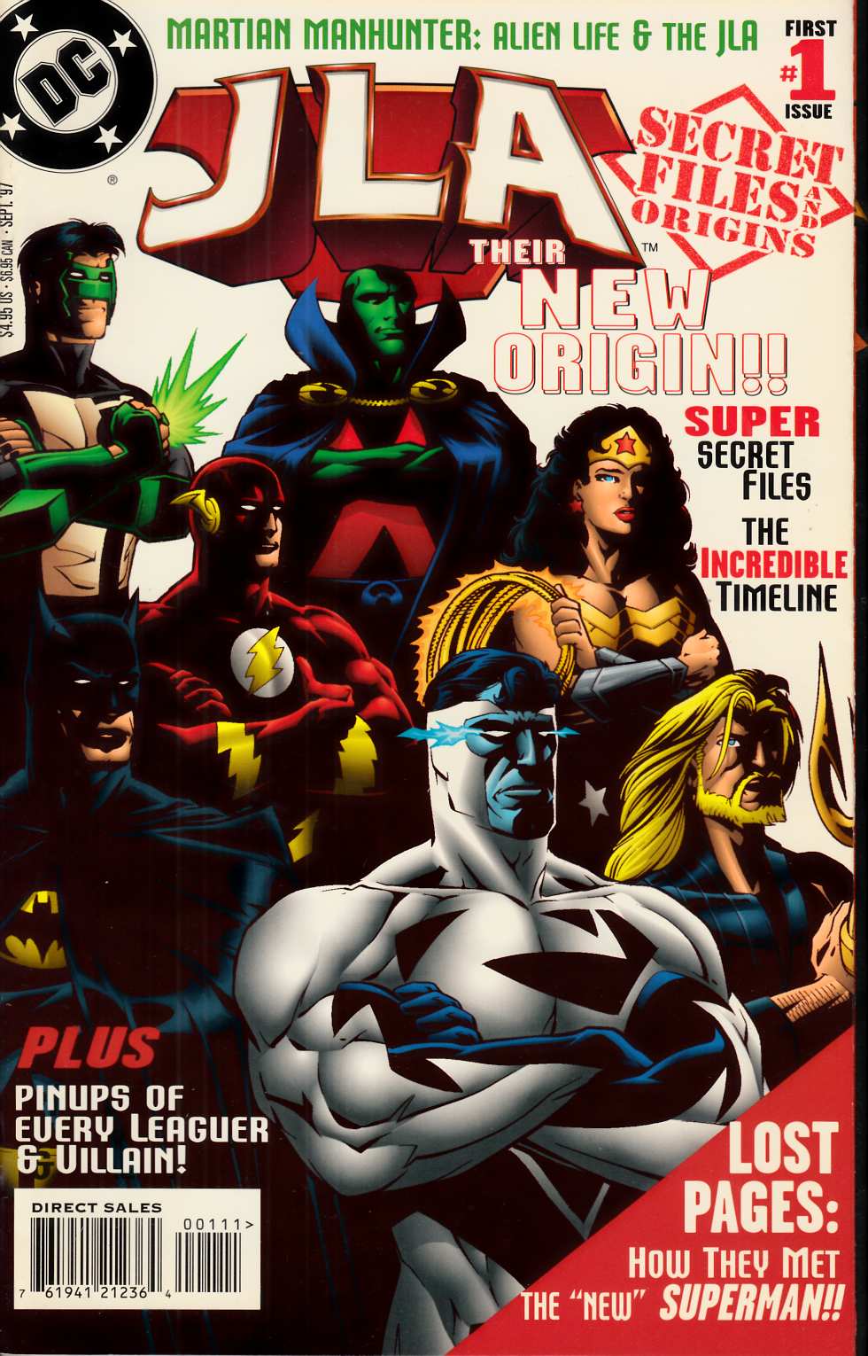 JLA Secret Files #1 Near Mint (9.4) [DC Comic] THUMBNAIL