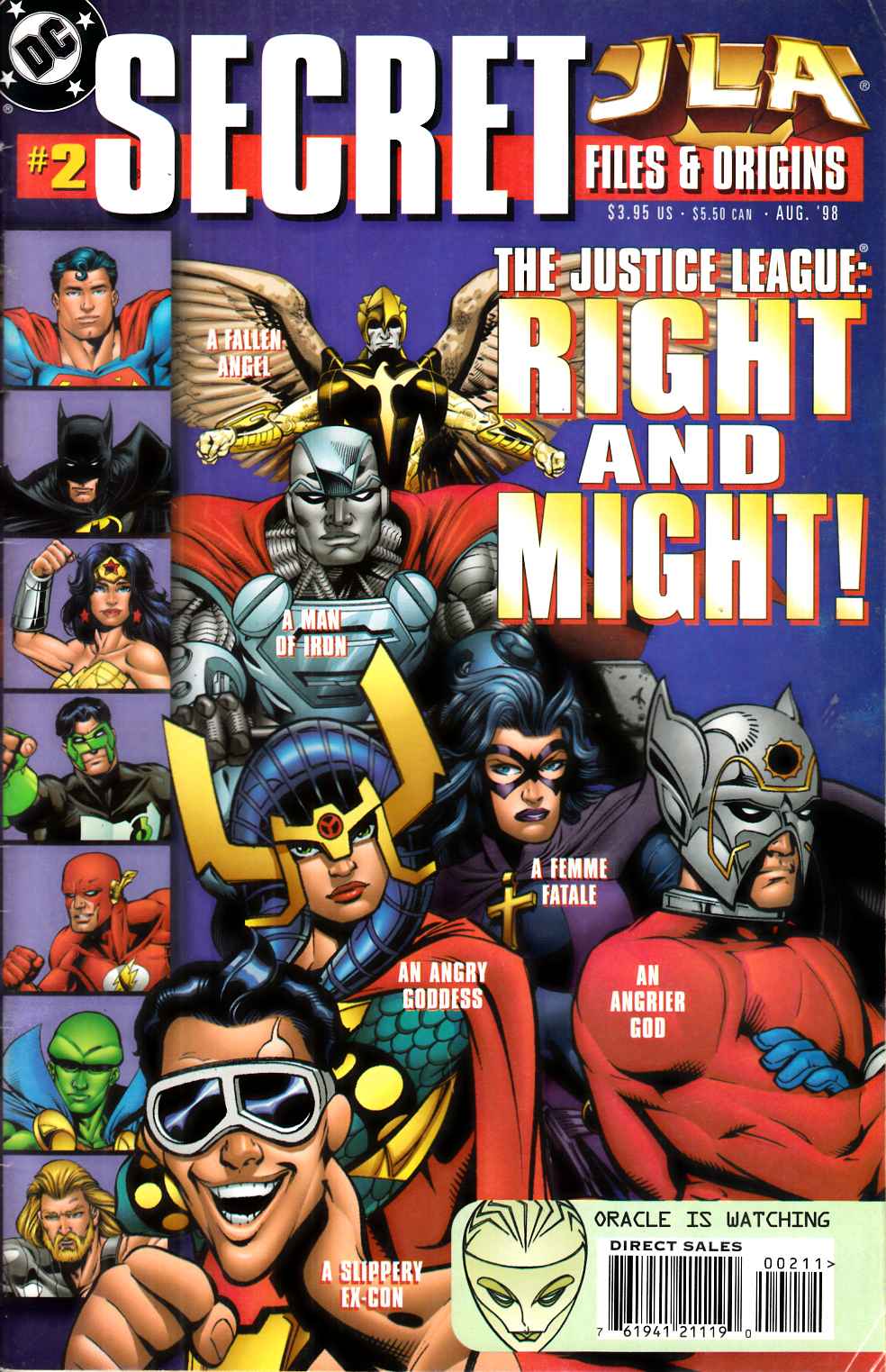 JLA Secret Files #2 Fine (6.0) [DC Comic] LARGE