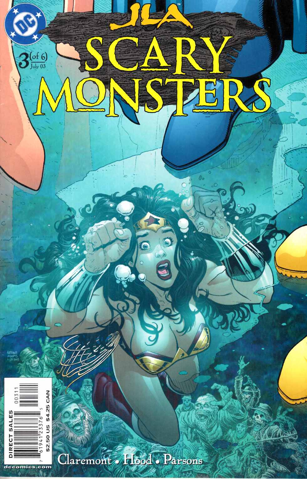 JLA Scary Monsters #3 Near Mint Minus (9.2) [DC Comic] LARGE