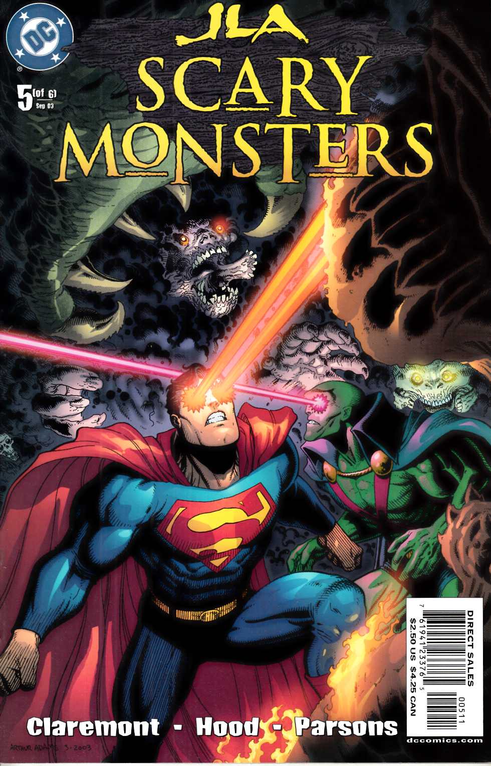 JLA Scary Monsters #5 Near Mint Minus (9.2) [DC Comic] LARGE