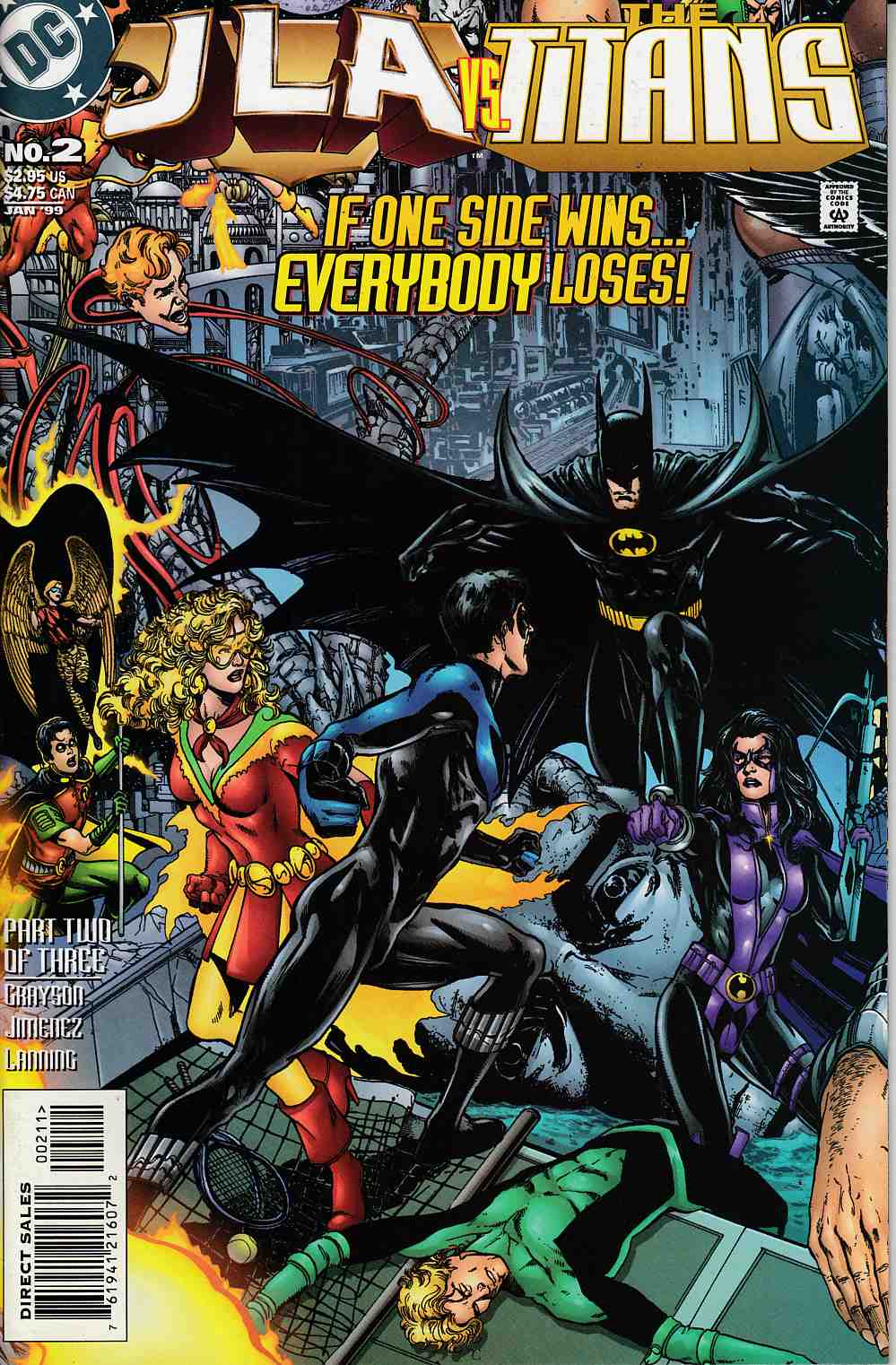 JLA Titans #2 Near Mint (9.4) [DC Comic] THUMBNAIL