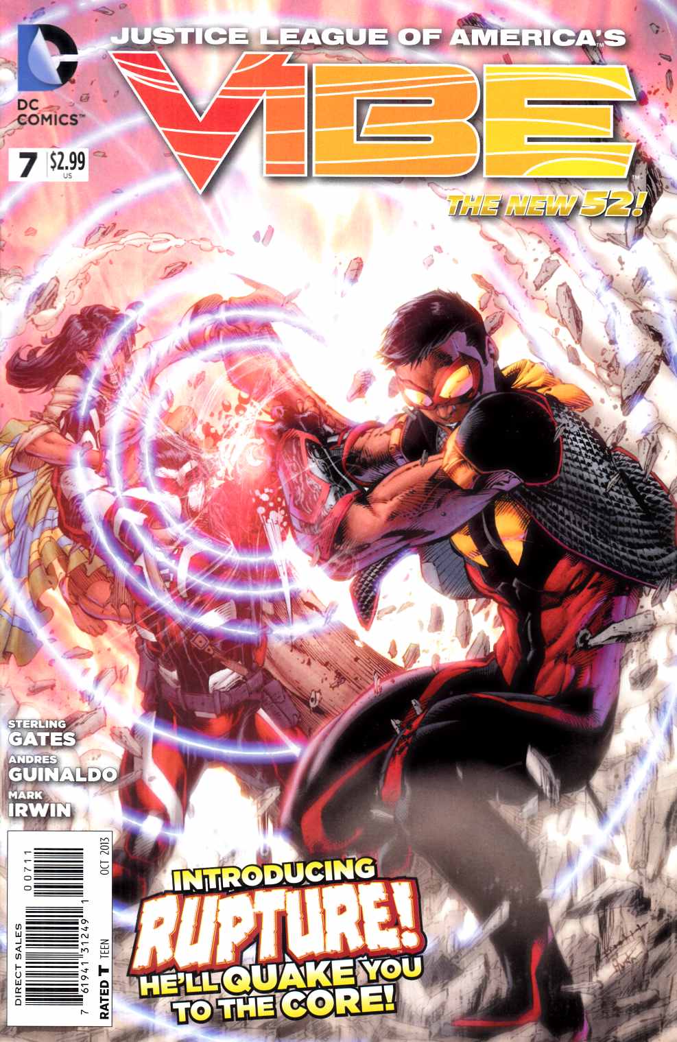 Justice League of America's Vibe #7 Very Fine (8.0) [DC Comic] LARGE