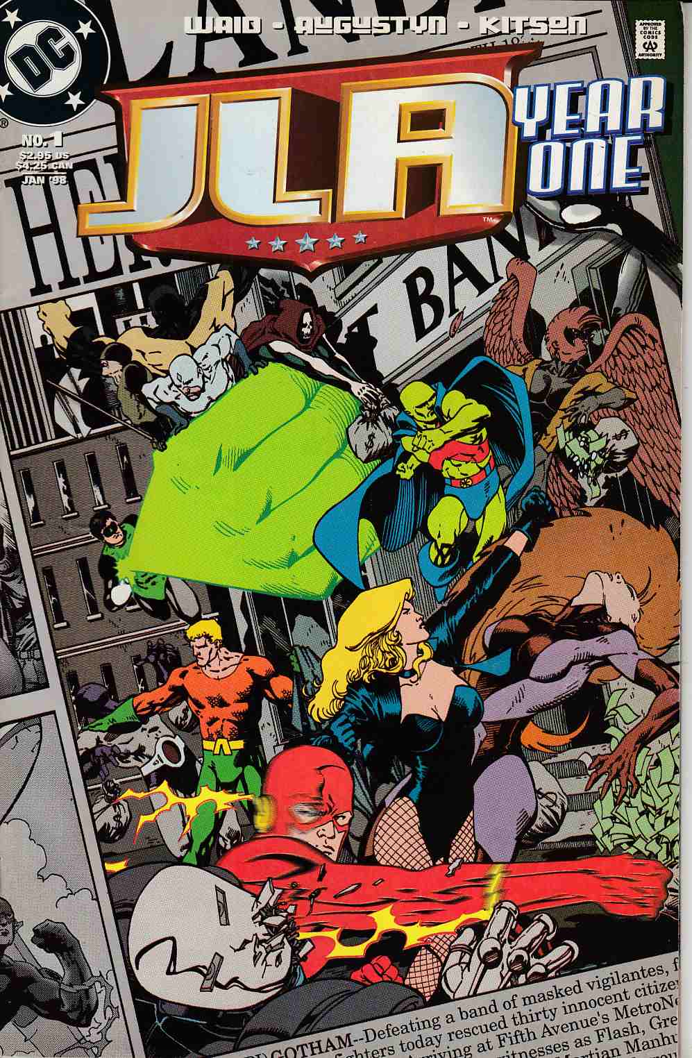 JLA Year One #1 Very Fine (8.0) [DC Comic] LARGE