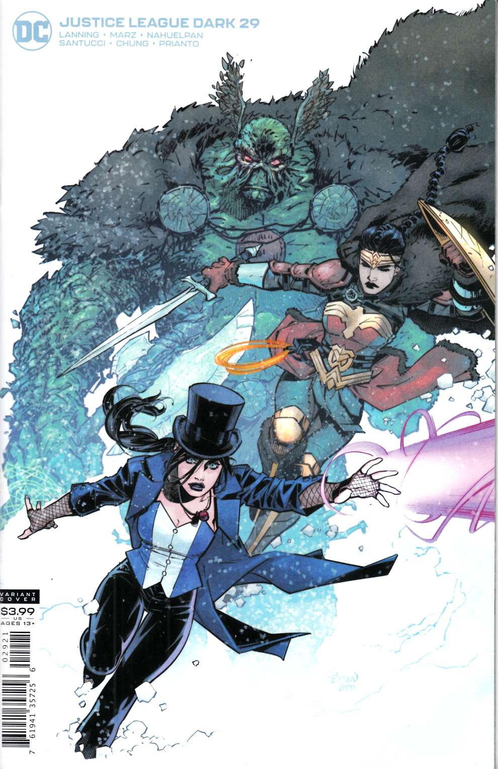 Justice League Dark #29 Malnikov Variant Cover Near Mint (9.4) [DC Comic] LARGE