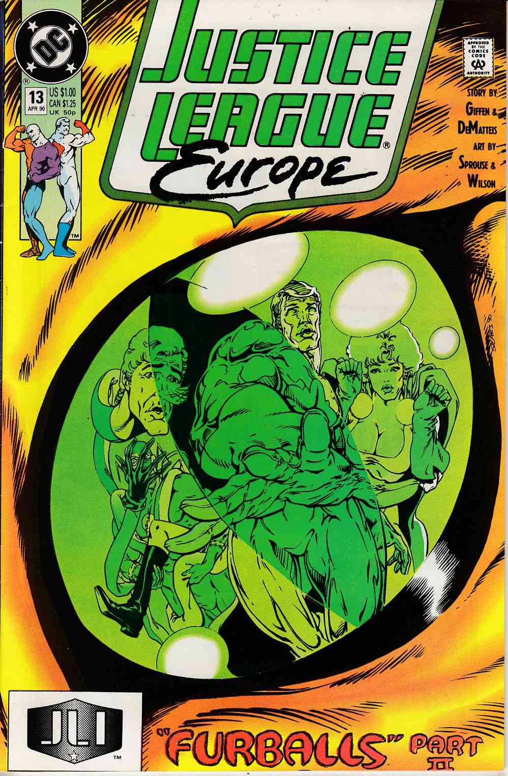 Justice League Europe #13 Very Fine (8.0) [DC Comic] LARGE