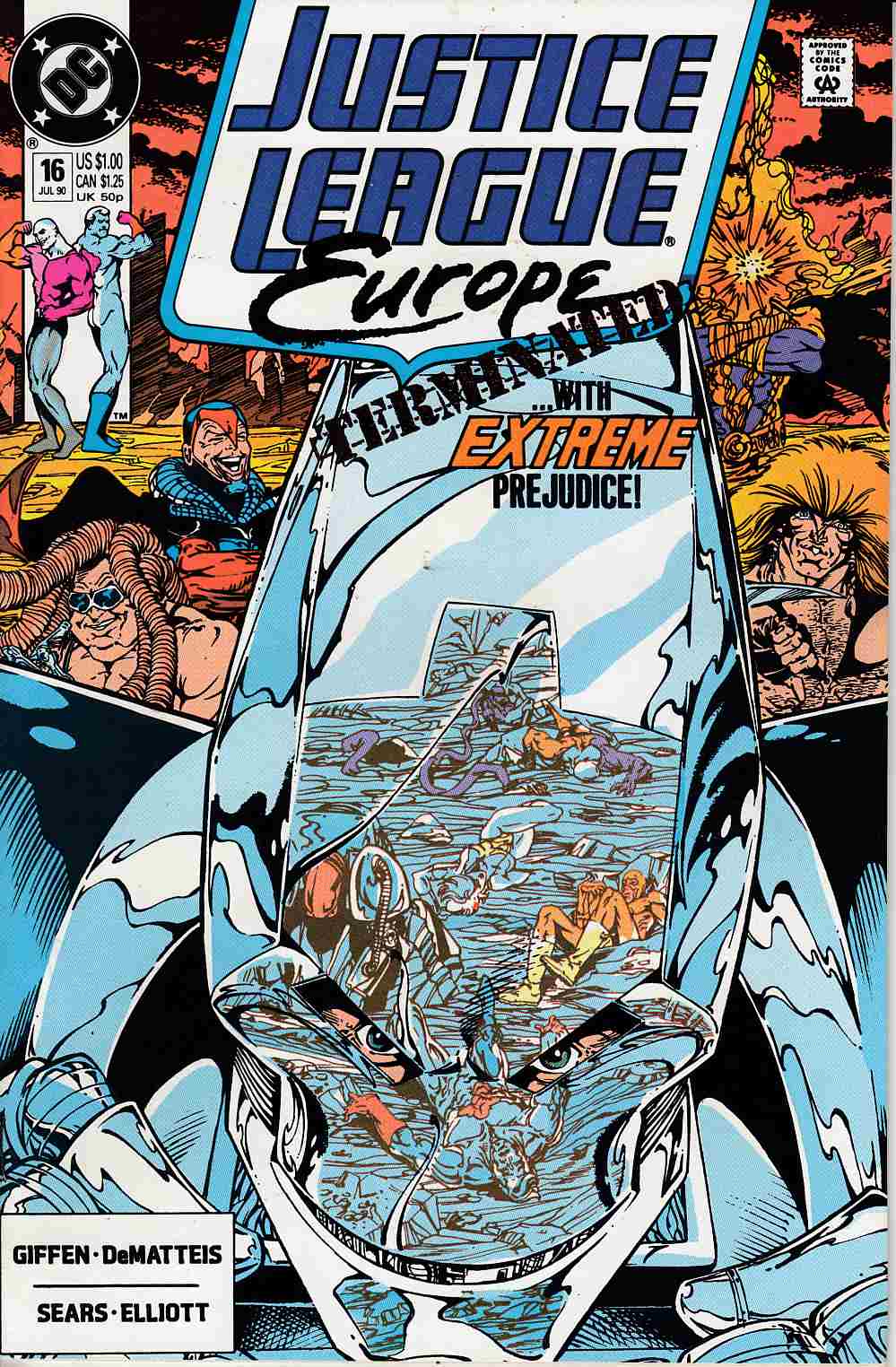 Justice League Europe #16 Near Mint (9.4) [DC Comic] LARGE