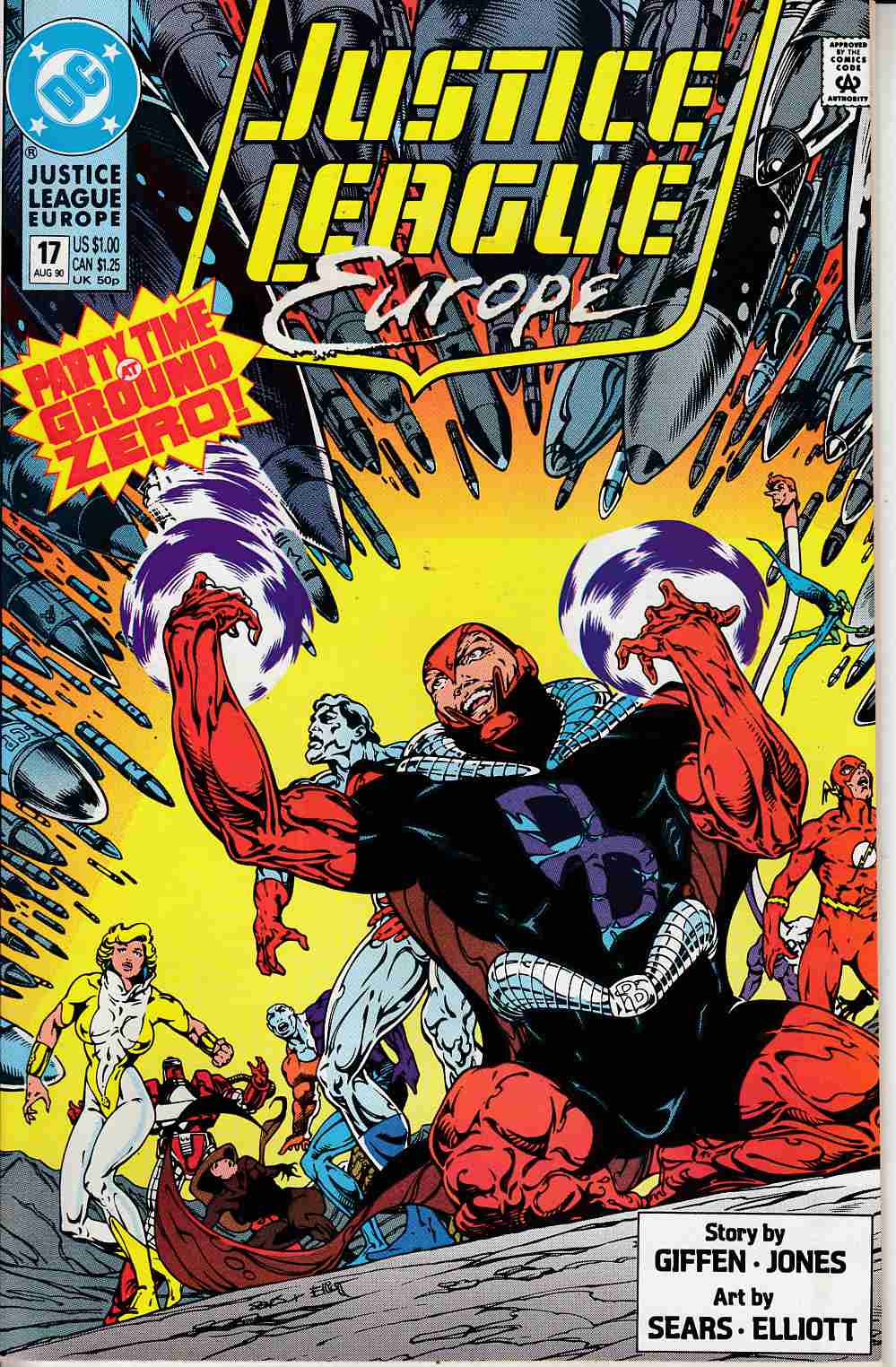 Justice League Europe #17 Fine (6.0) [DC Comic] LARGE