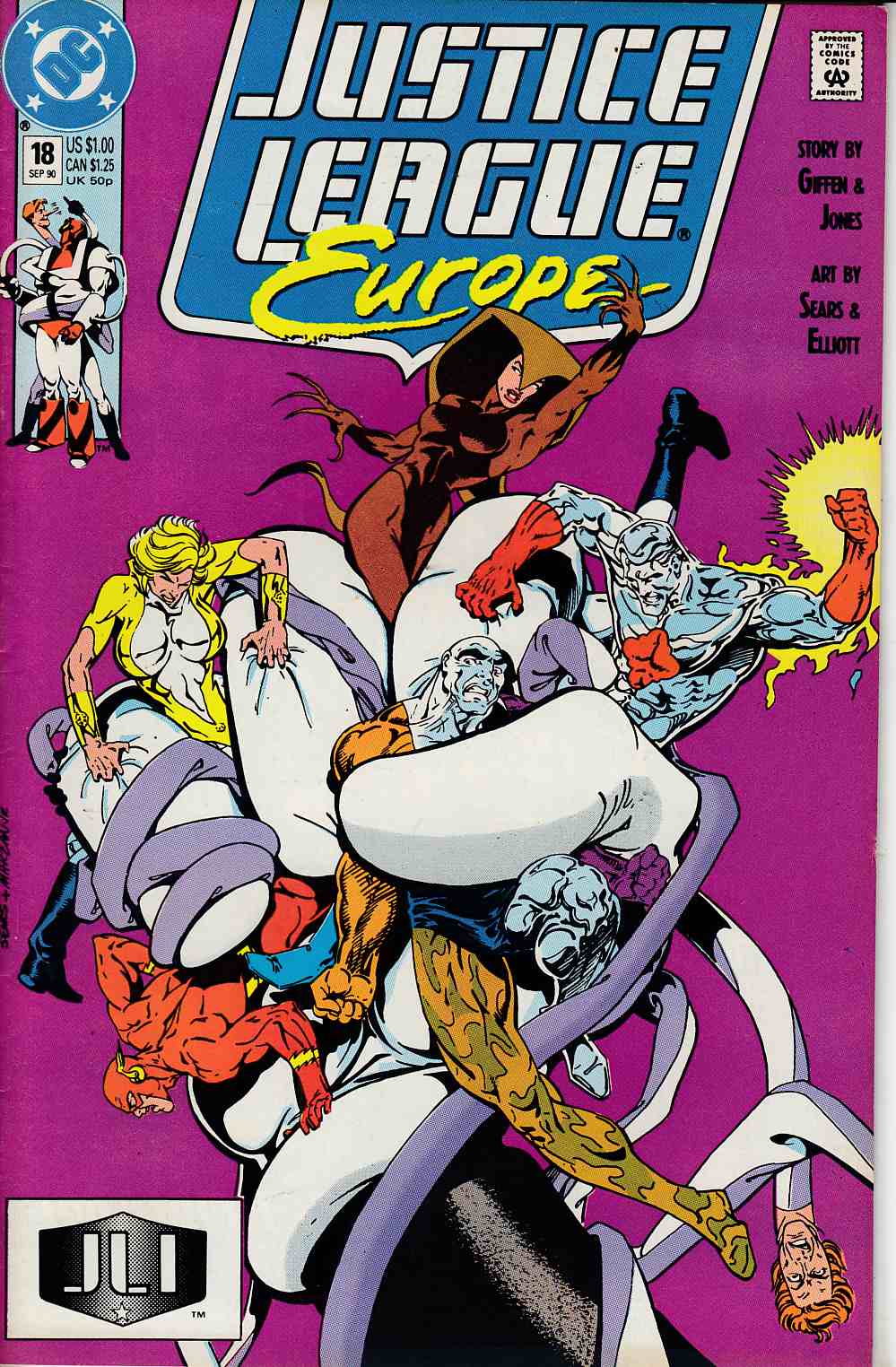 Justice League Europe #18 Very Fine (8.0) [DC Comic] LARGE