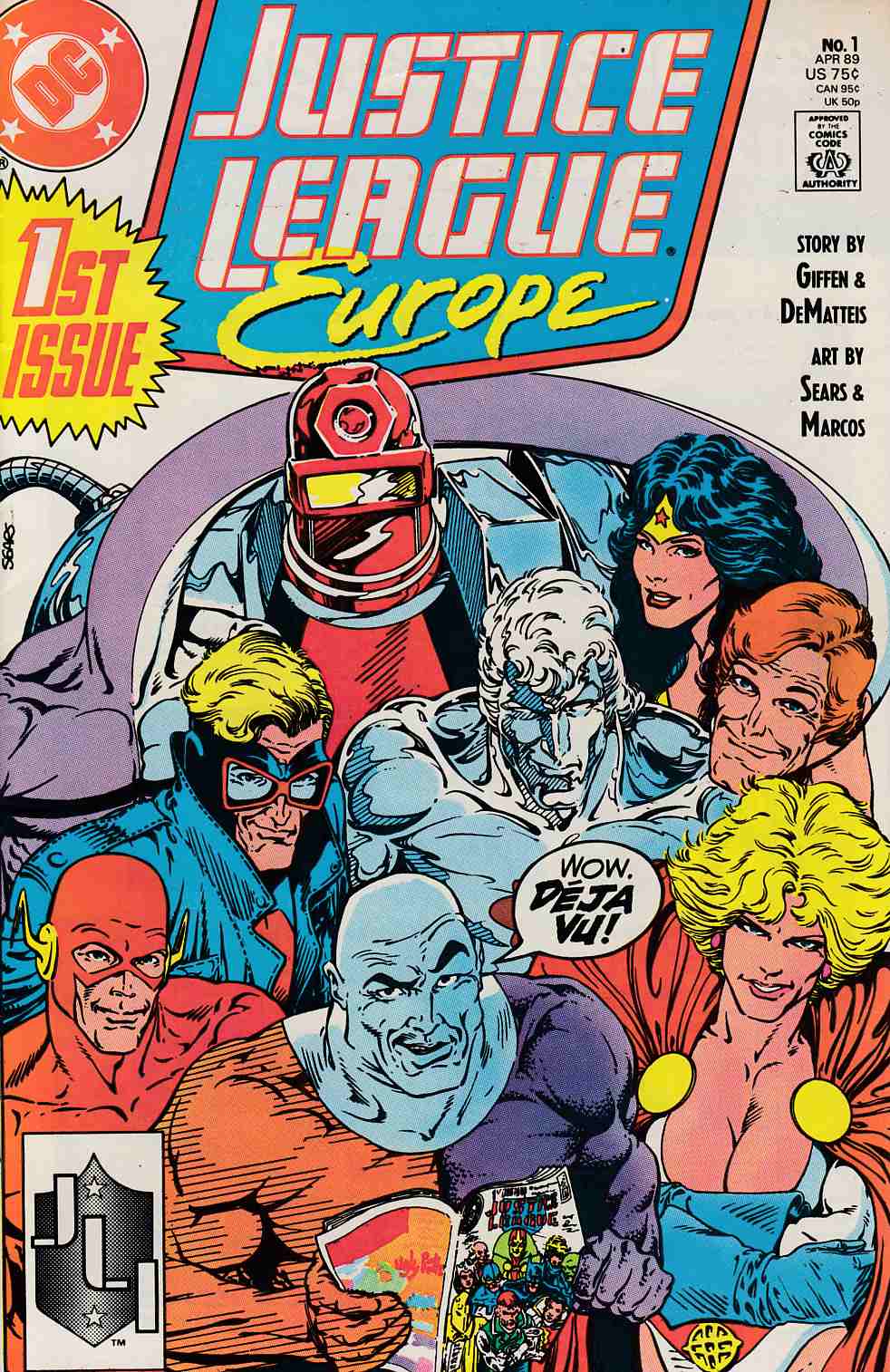 Justice League Europe #1 Very Fine Minus (7.5) [DC Comic] THUMBNAIL