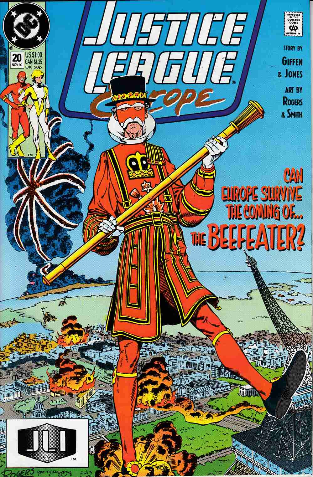 Justice League Europe #20 Fine (6.0) [DC Comic] LARGE
