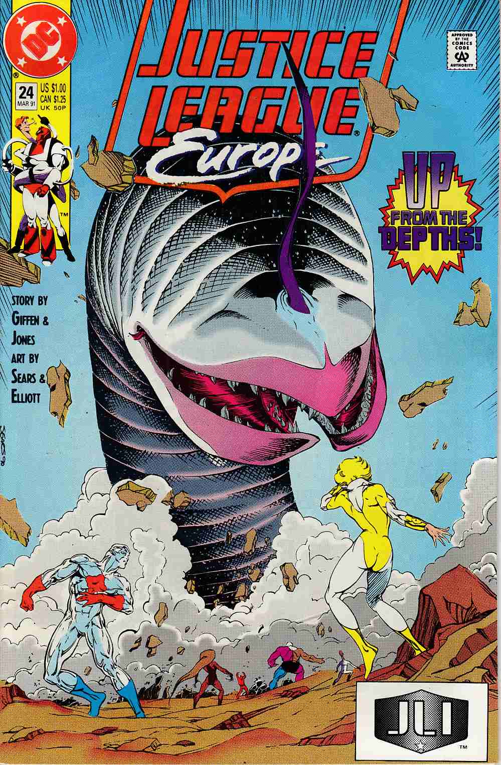 Justice League Europe #24 Very Fine (8.0) [DC Comic] THUMBNAIL