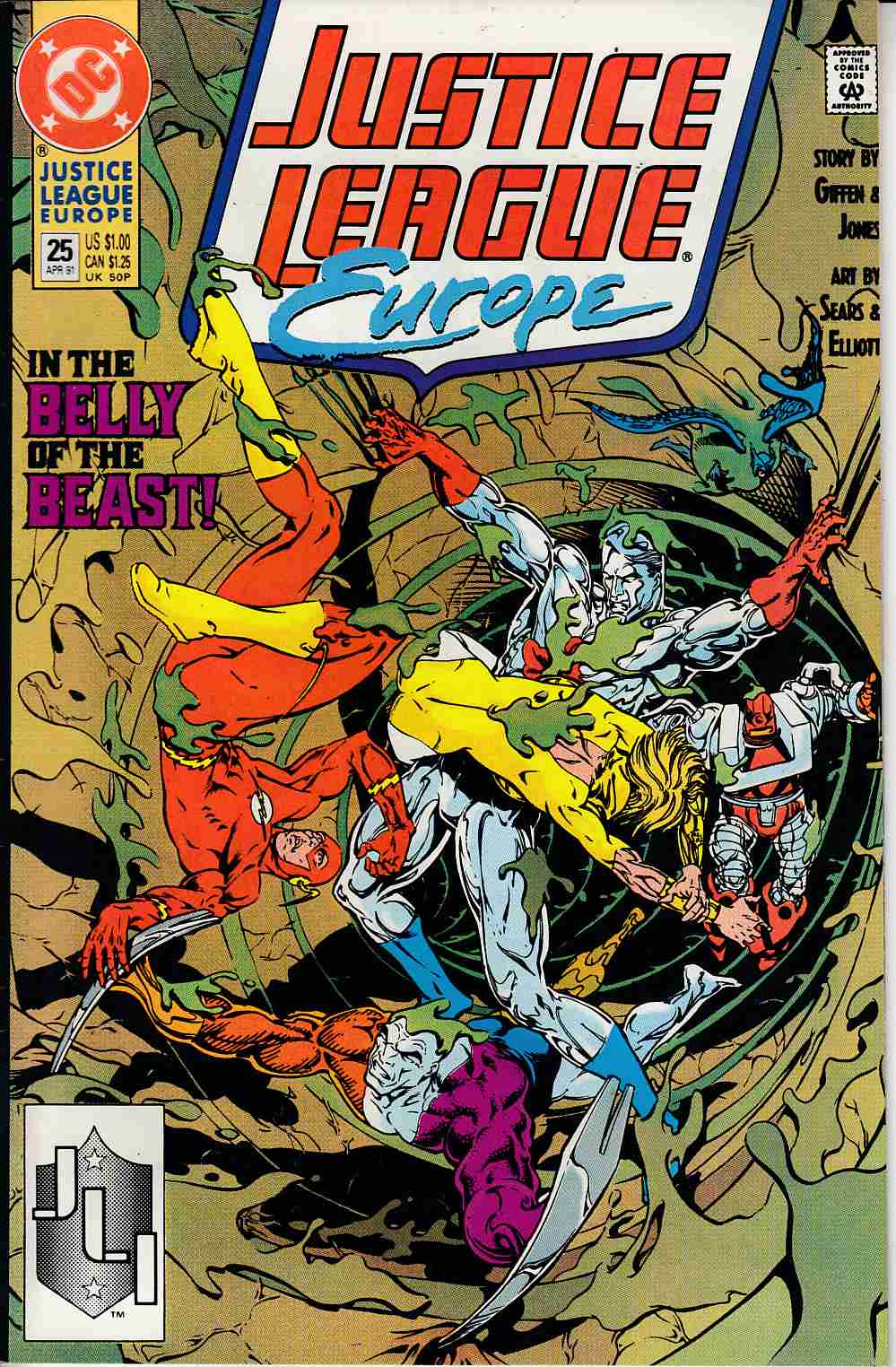 Justice League Europe #25 Very Fine (8.0) [DC Comic] LARGE
