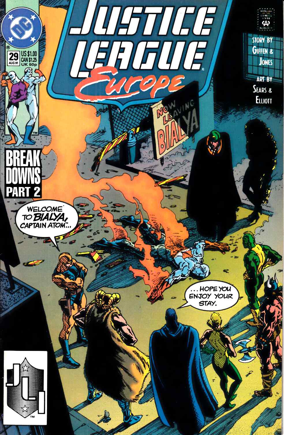Justice League Europe #29 Fine (6.0) [DC Comic] LARGE