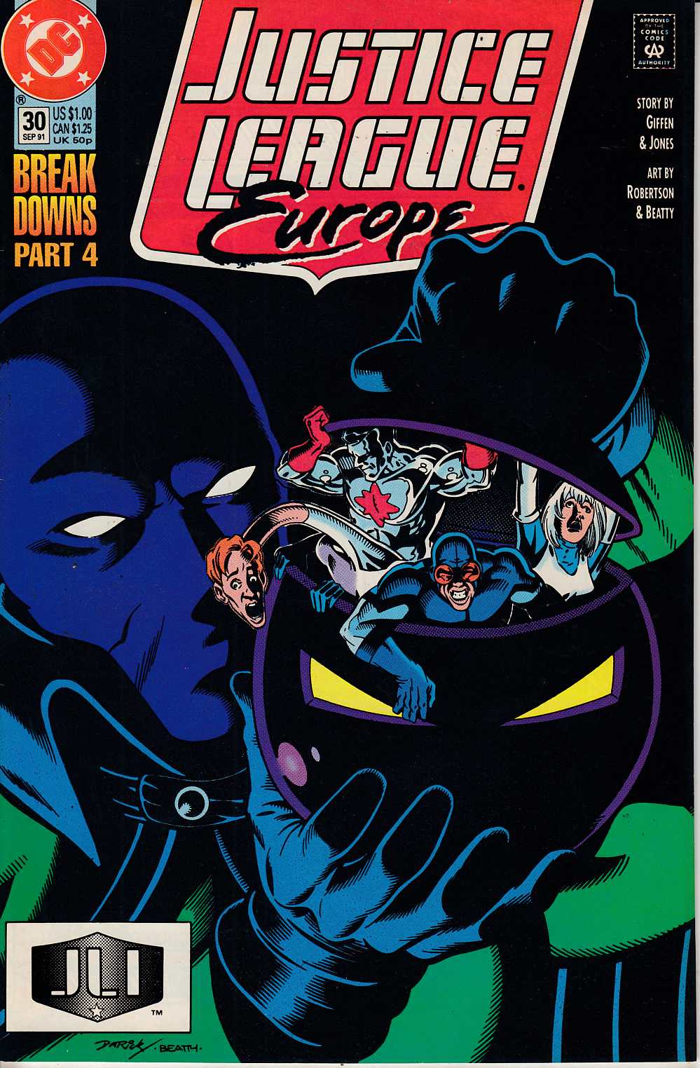 Justice League Europe #30 Very Fine (8.0) [DC Comic] LARGE