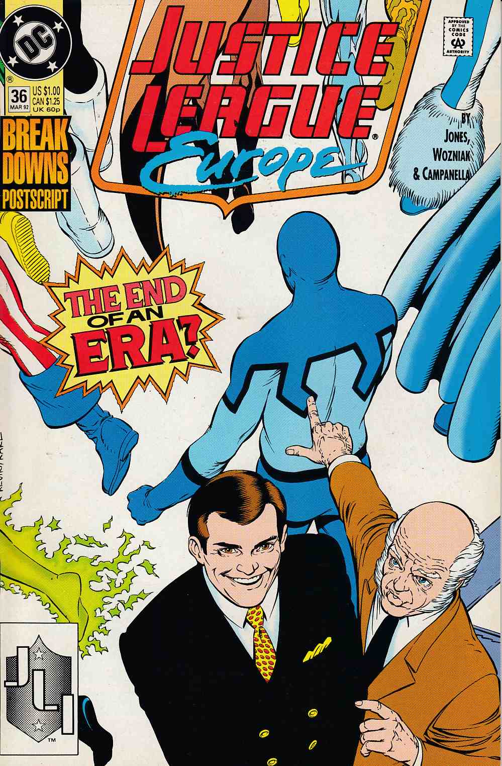Justice League Europe #36 Near Mint (9.4) [DC Comic] LARGE