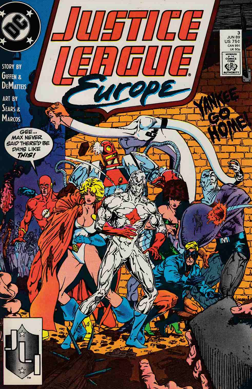 Justice League Europe #3 Near Mint (9.4) [DC Comic] THUMBNAIL