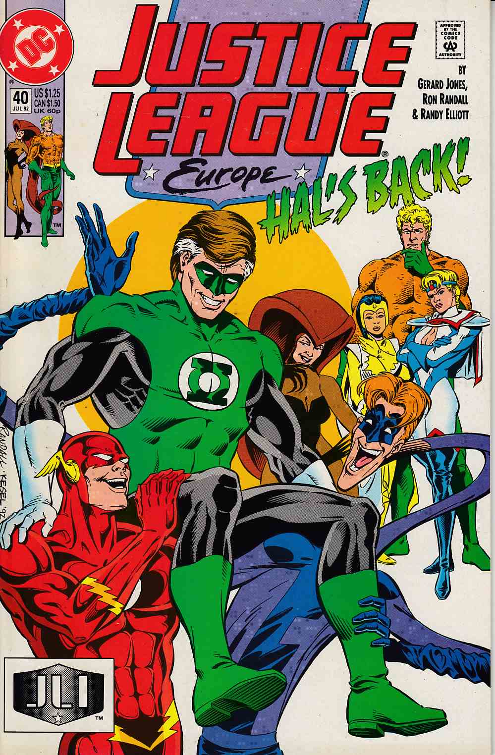 Justice League Europe #40 Near Mint (9.4) [DC Comic] LARGE