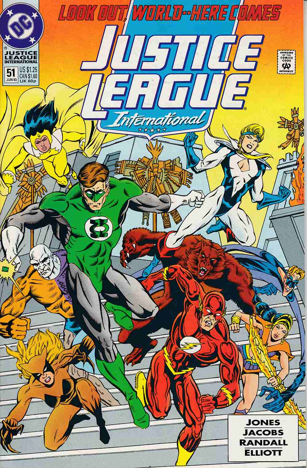 Justice League Europe #51 Near MInt (9.4) [DC Comic] LARGE