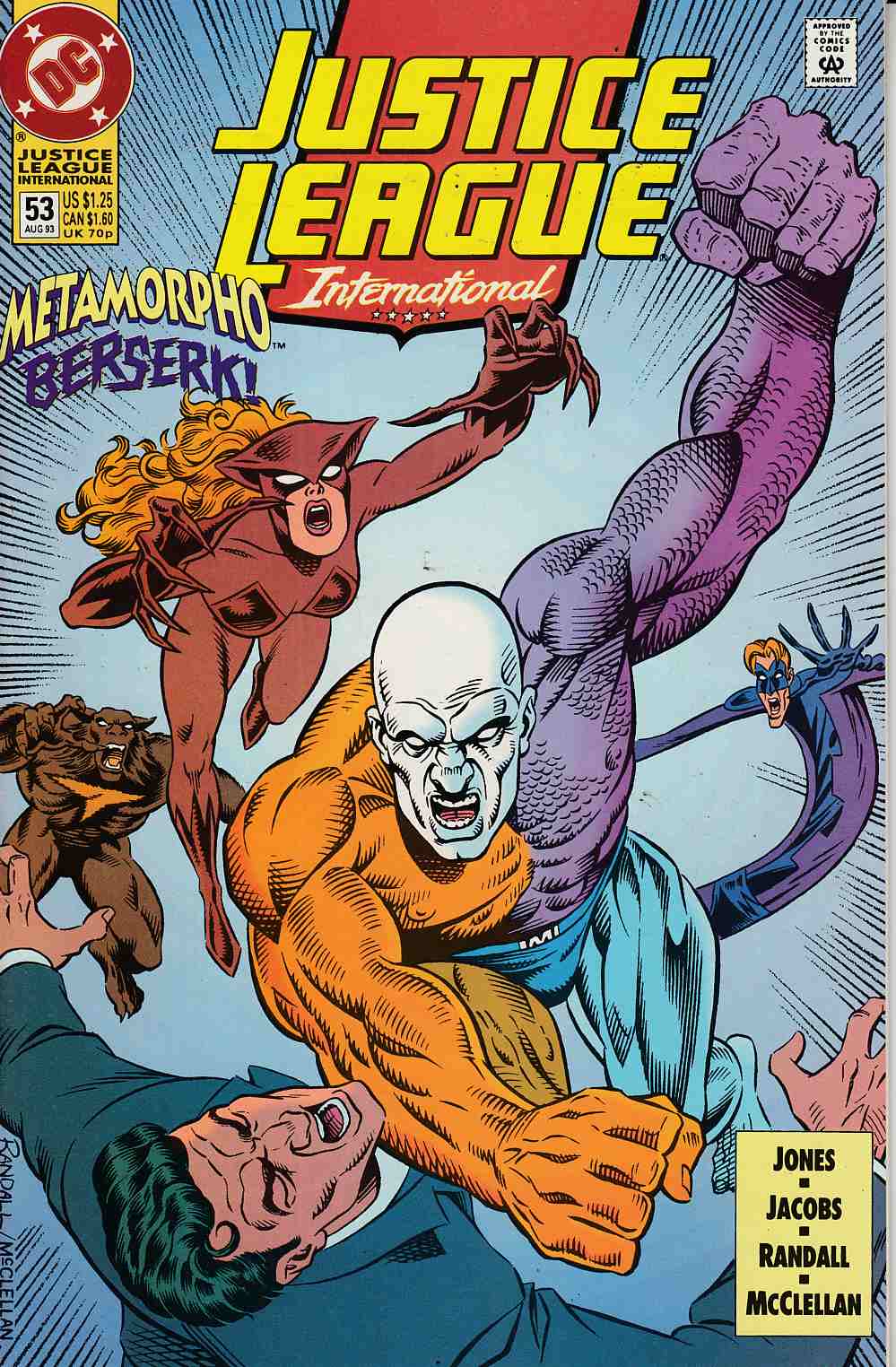 Justice League Europe #53 Very Fine (8.0) [DC Comic] THUMBNAIL